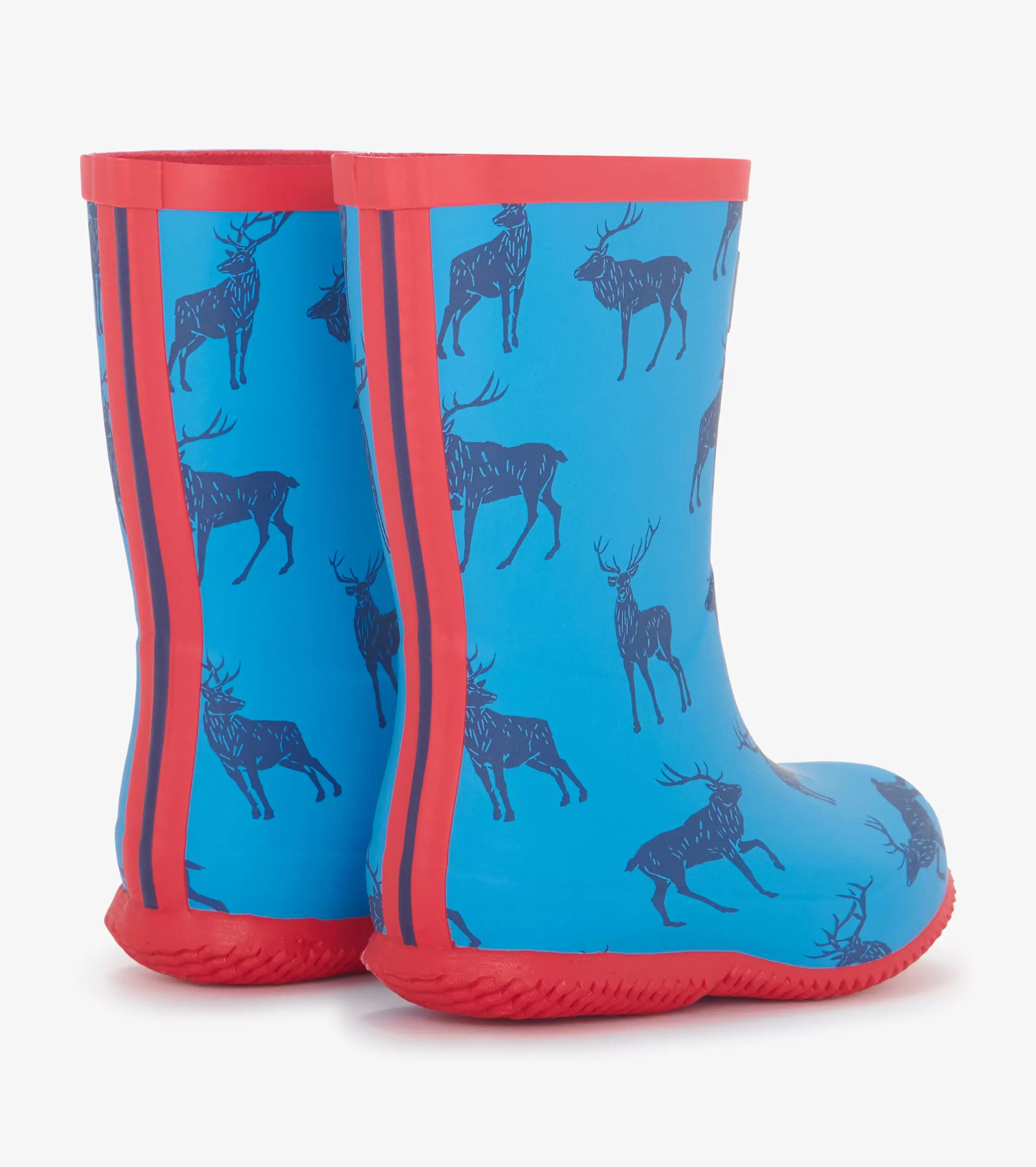 BOY Hatley Rainwear | Rainwear*Boys Blue Elks Packable Rain Boots