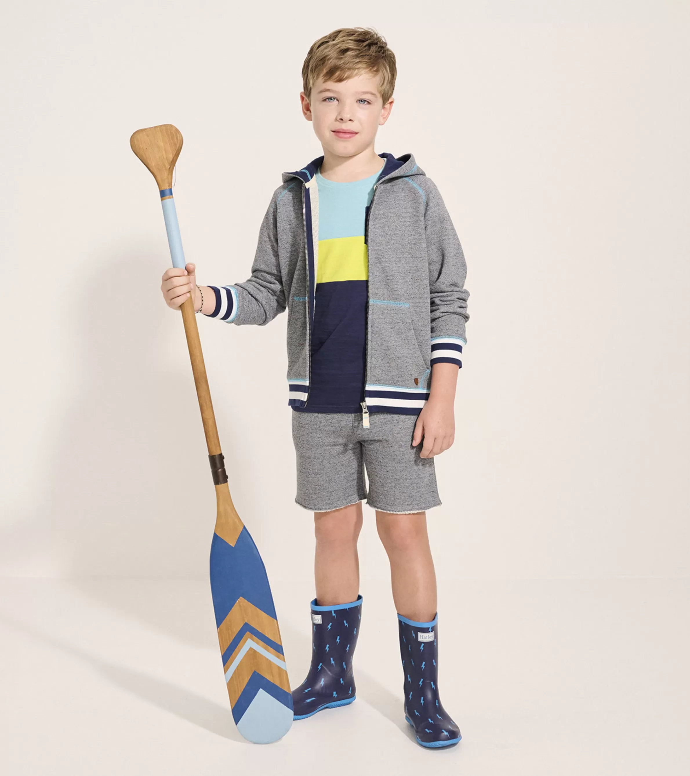 BOY Hatley Tops | Sweaters*Boys Blue Flame Zip-Up Hoodie