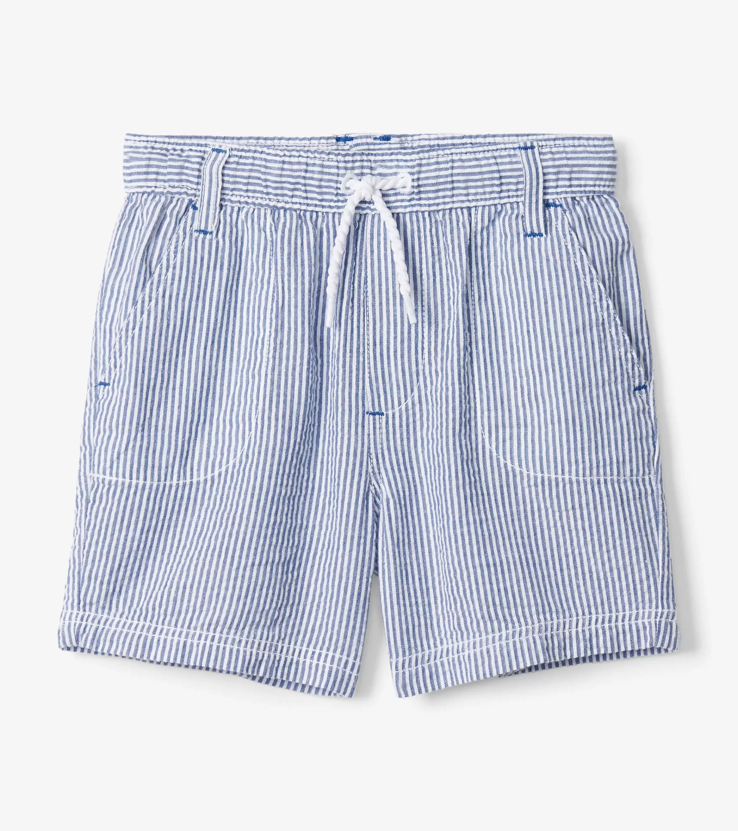 BOY Hatley Bottoms*Boys Blue Stripes Woven Shorts