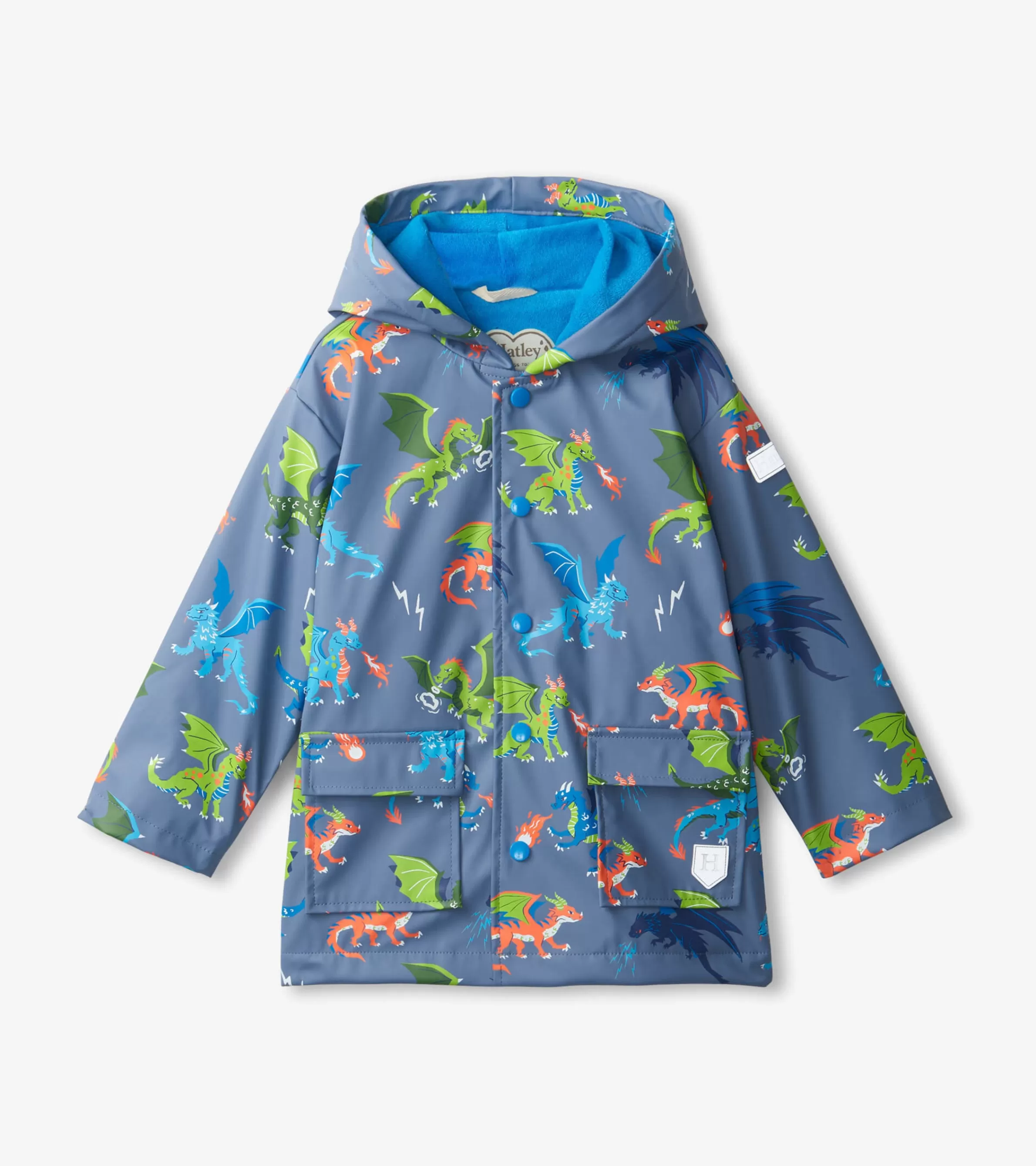 BOY Hatley Rainwear | Rainwear*Boys Dragon Realm Button-Up Rain Jacket