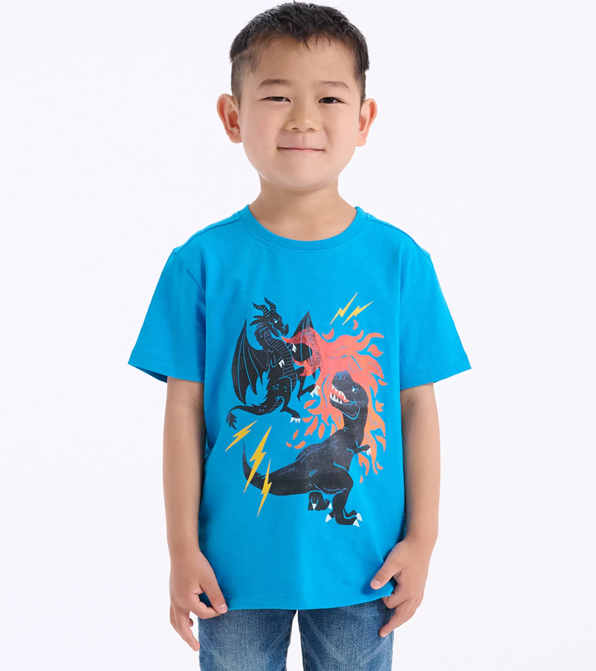 BOY Hatley Tops*Boys Dragon Vs Dino Graphic T-Shirt