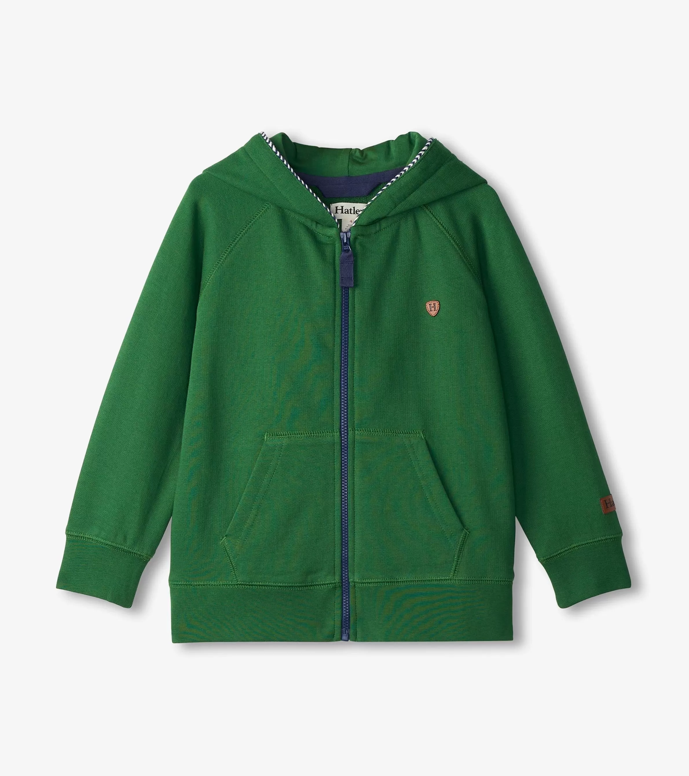 BOY Hatley Sweaters*Boys Eden Green Zip-Up Hoodie