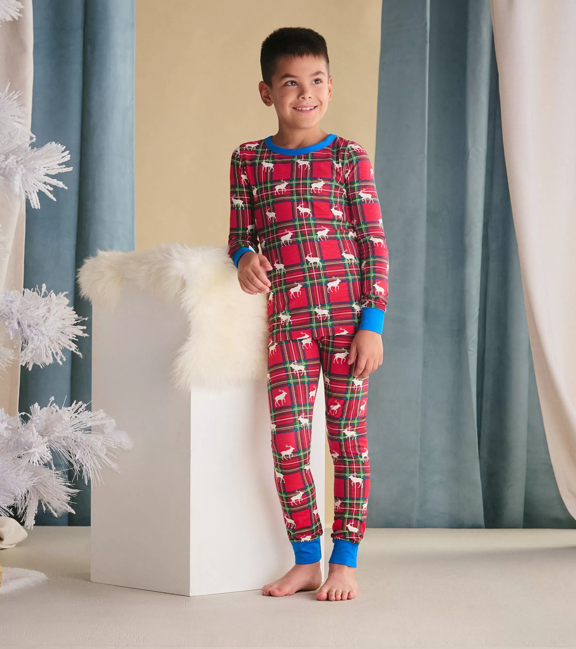 BOY Hatley Sleepwear | Sleepwear*Boys Elk Plaid Pajama Set