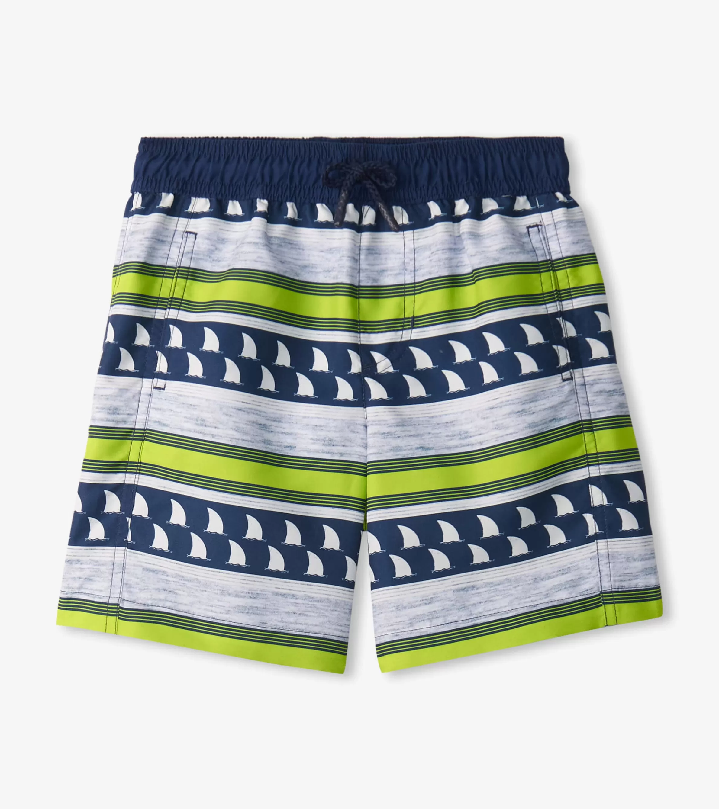 BOY Hatley Swimwear | Swimwear*Boys Fins and Stripes Swim Trunks