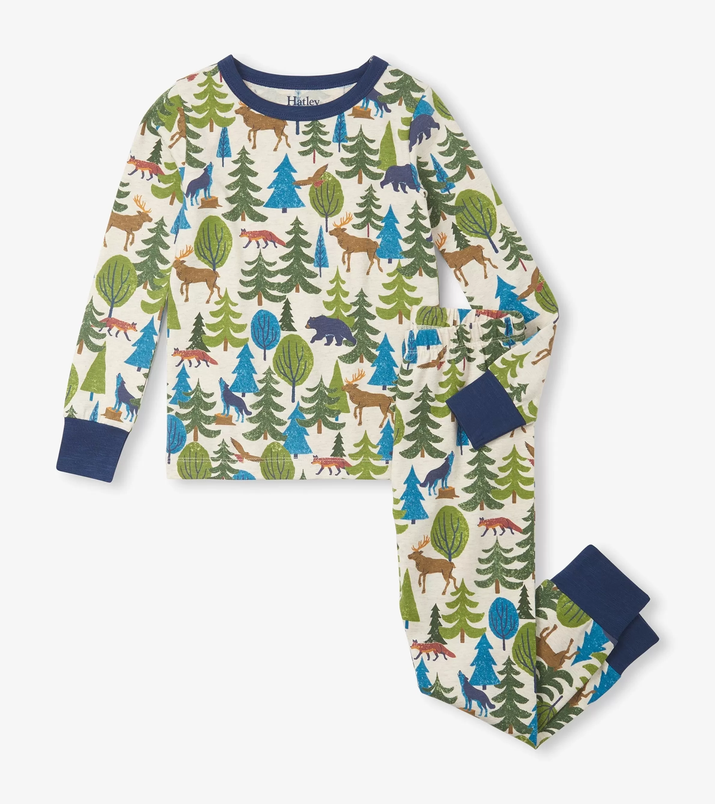 BOY Hatley Sleepwear | Sleepwear*Boys Forest Scene Pajama Set