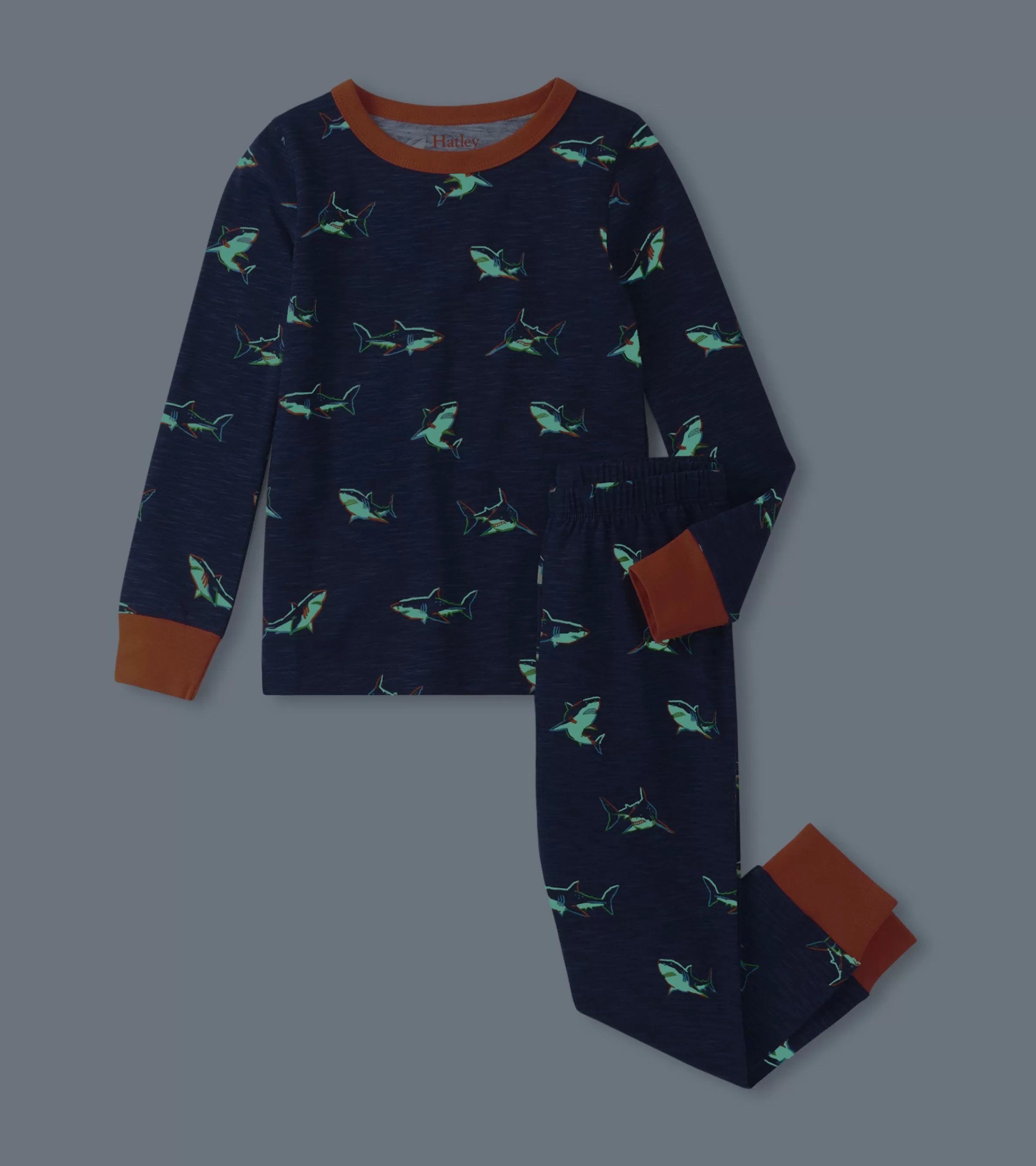 BOY Hatley Sleepwear | Sleepwear*Boys Glow Sharks Pajama Set