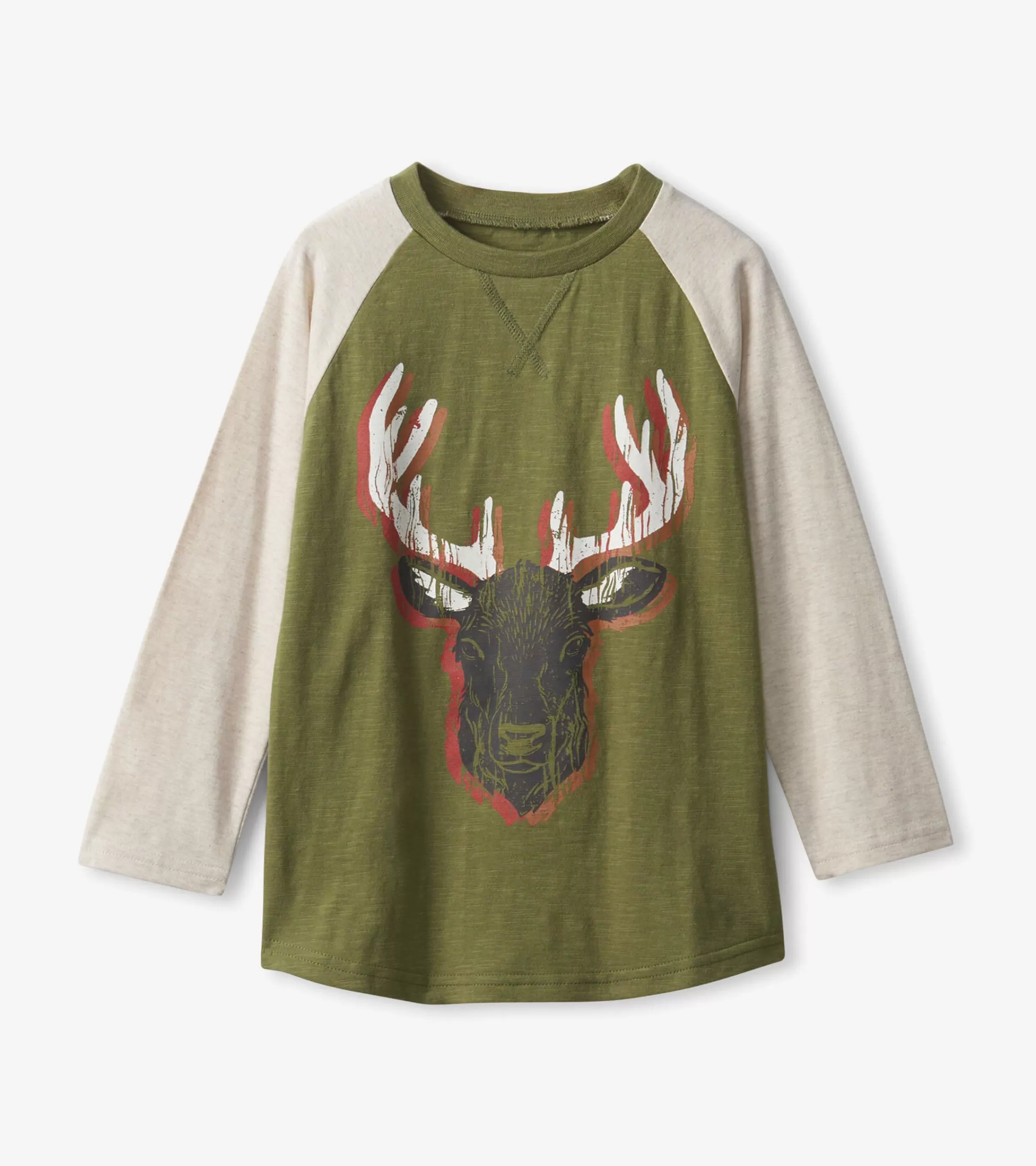 BOY Hatley Tops*Boys Grand Elk Long Sleeve T-Shirt