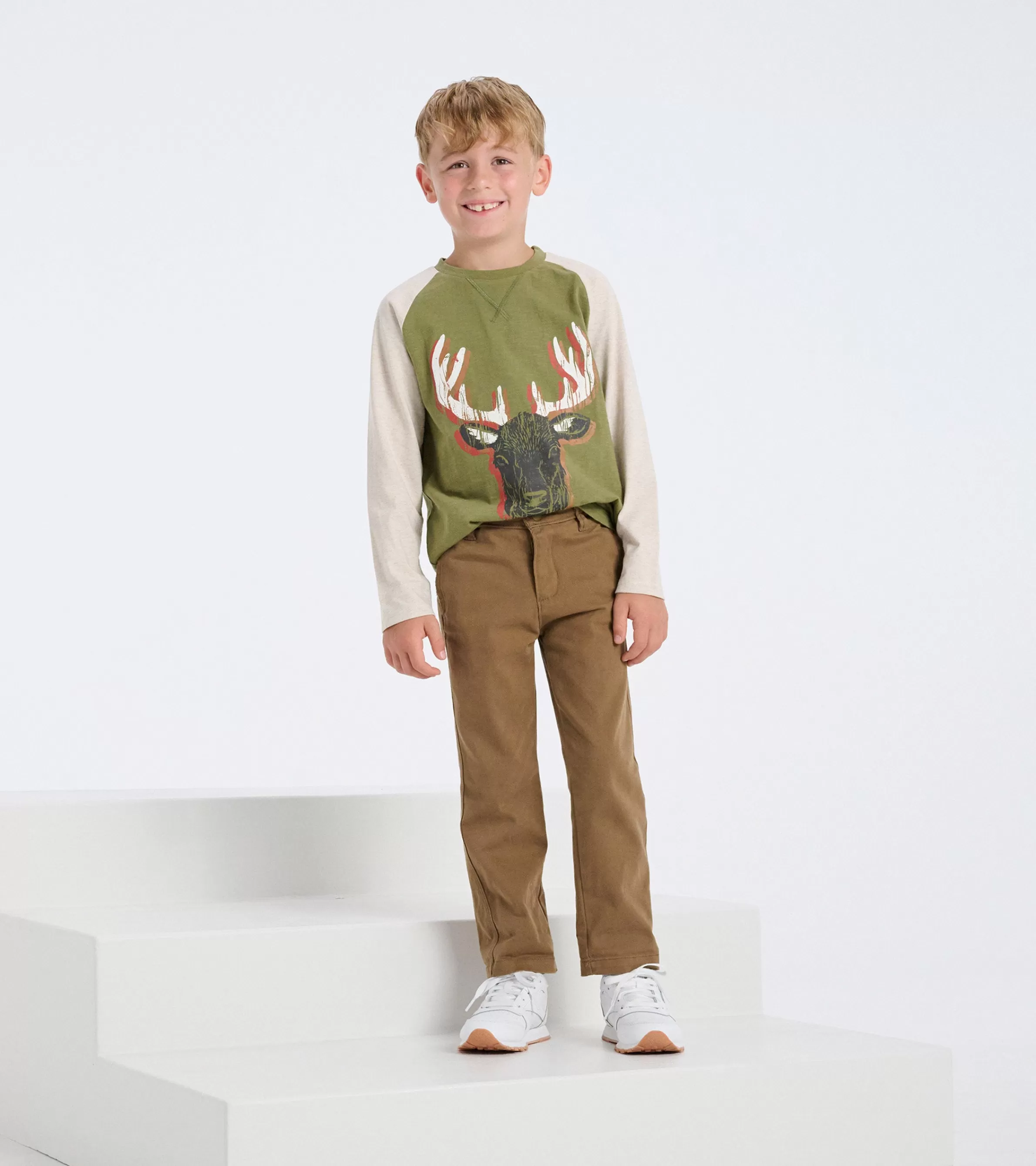 BOY Hatley Tops*Boys Grand Elk Long Sleeve T-Shirt