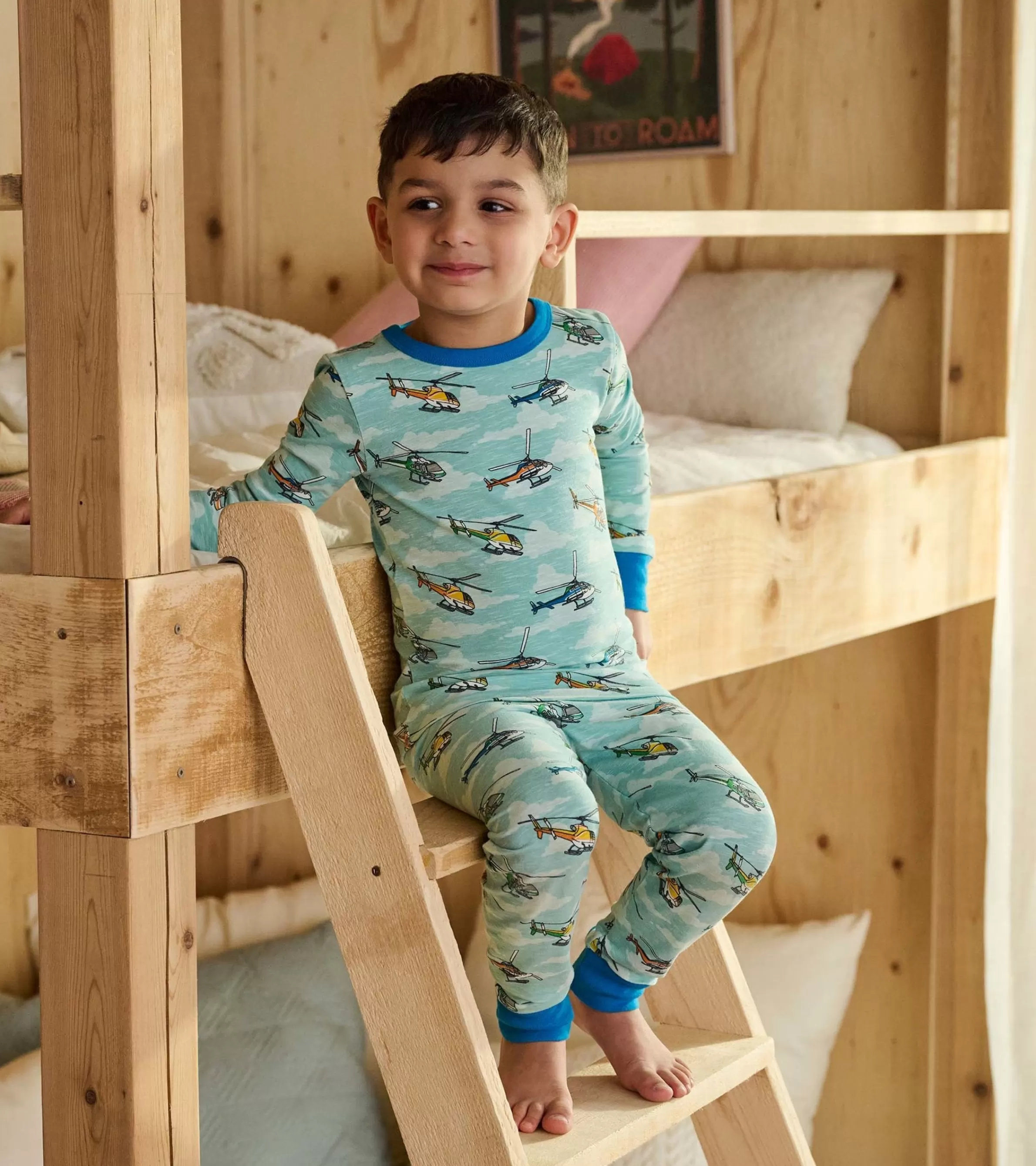 BOY Hatley Sleepwear | Sleepwear*Boys Helicopters Pajama Set