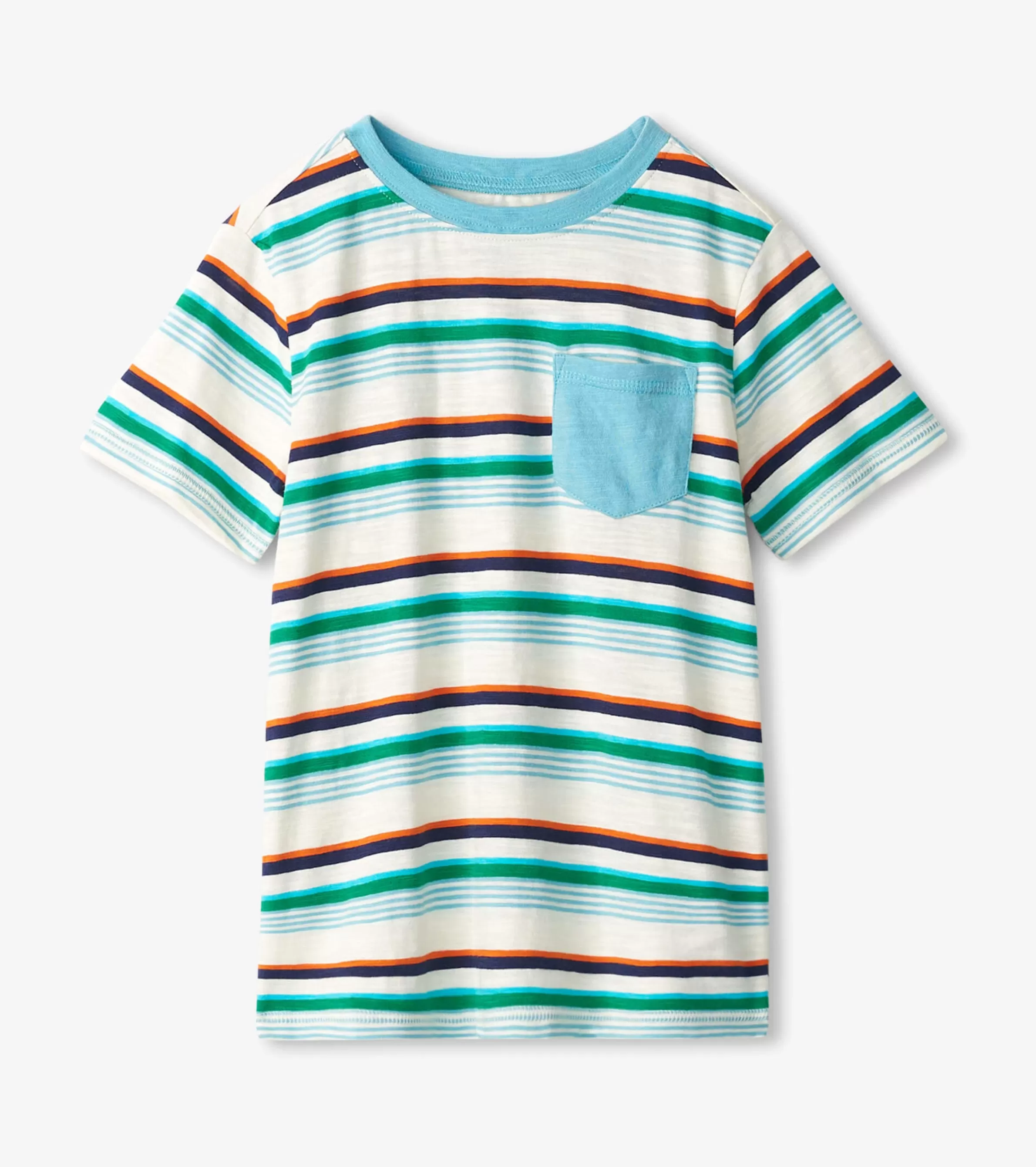 BOY Hatley Tops*Boys Hiking Stripes Pocket Tee