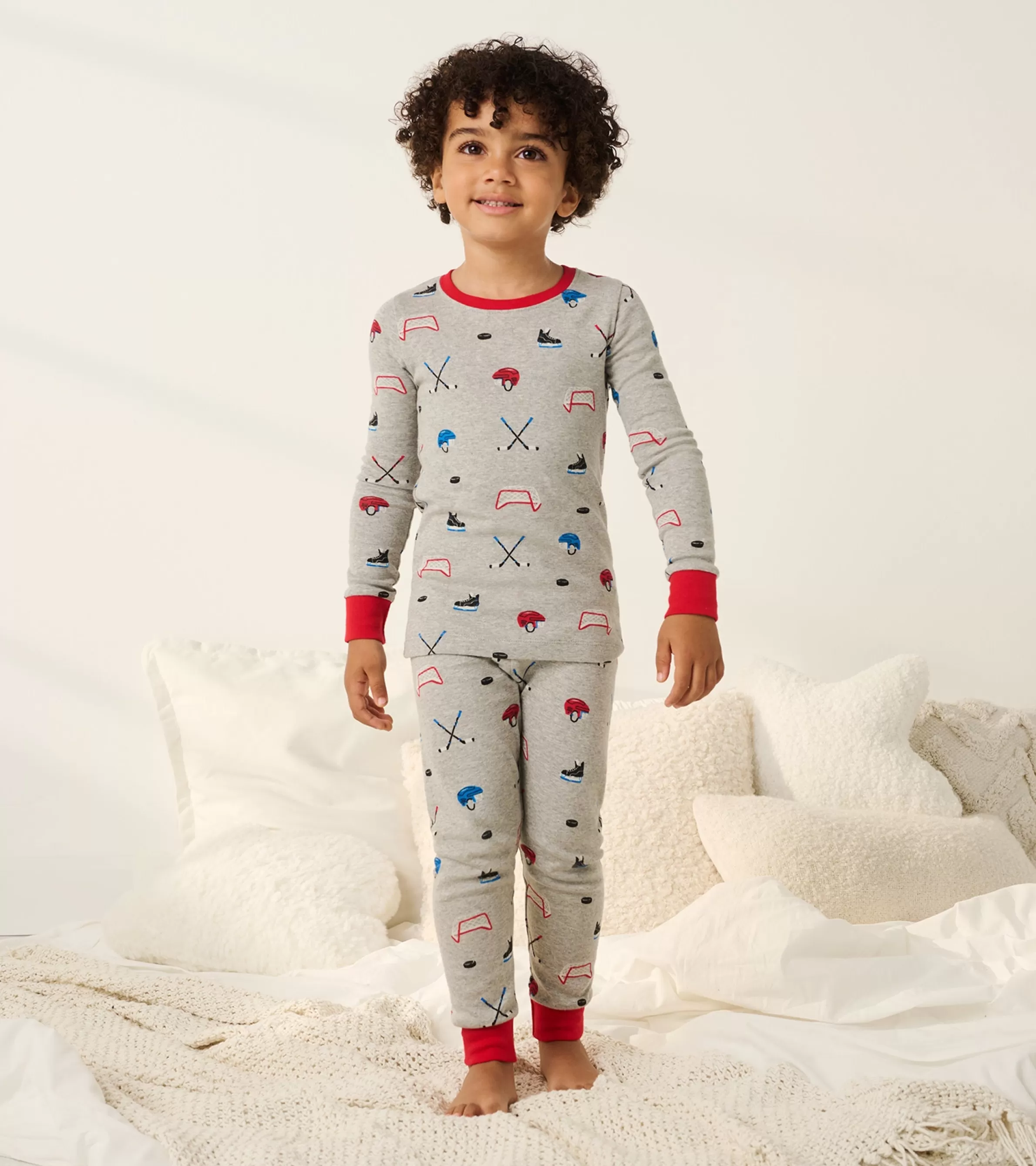 BOY Hatley Sleepwear | Sleepwear*Boys Hockey Organic Cotton Pajama Set