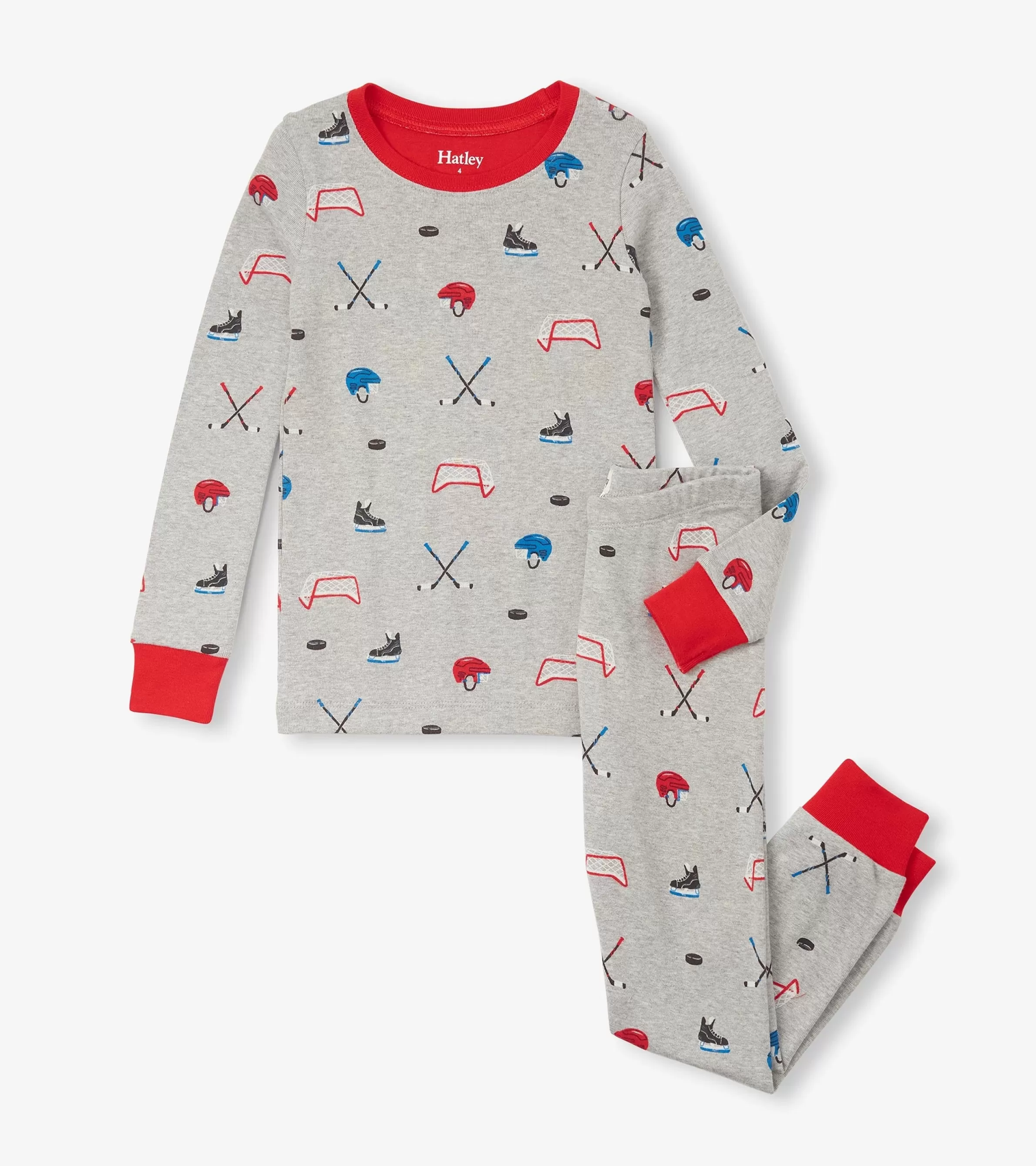 BOY Hatley Sleepwear | Sleepwear*Boys Hockey Organic Cotton Pajama Set