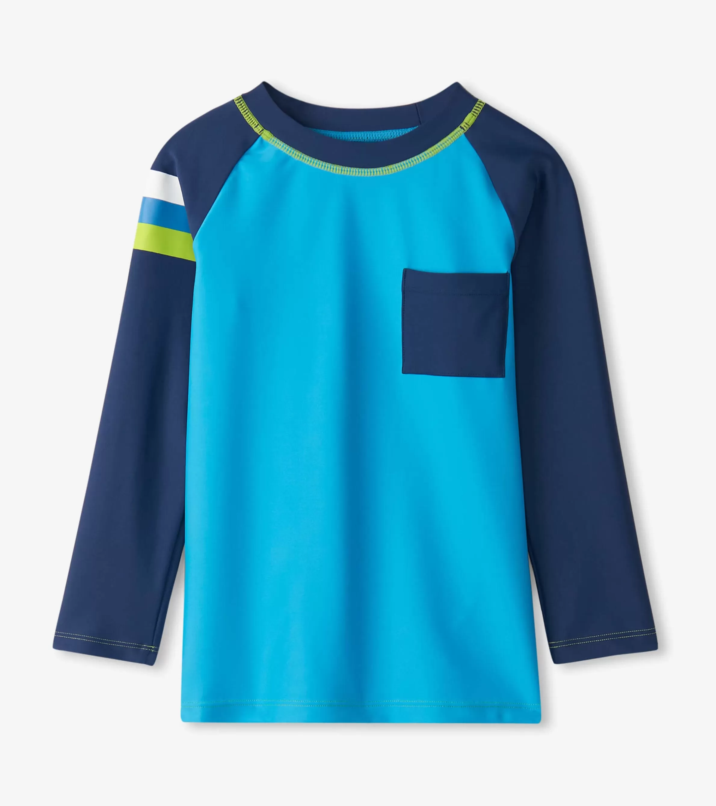 BOY Hatley Swimwear | Swimwear*Boys Malibu Blue Long Sleeve Rashguard