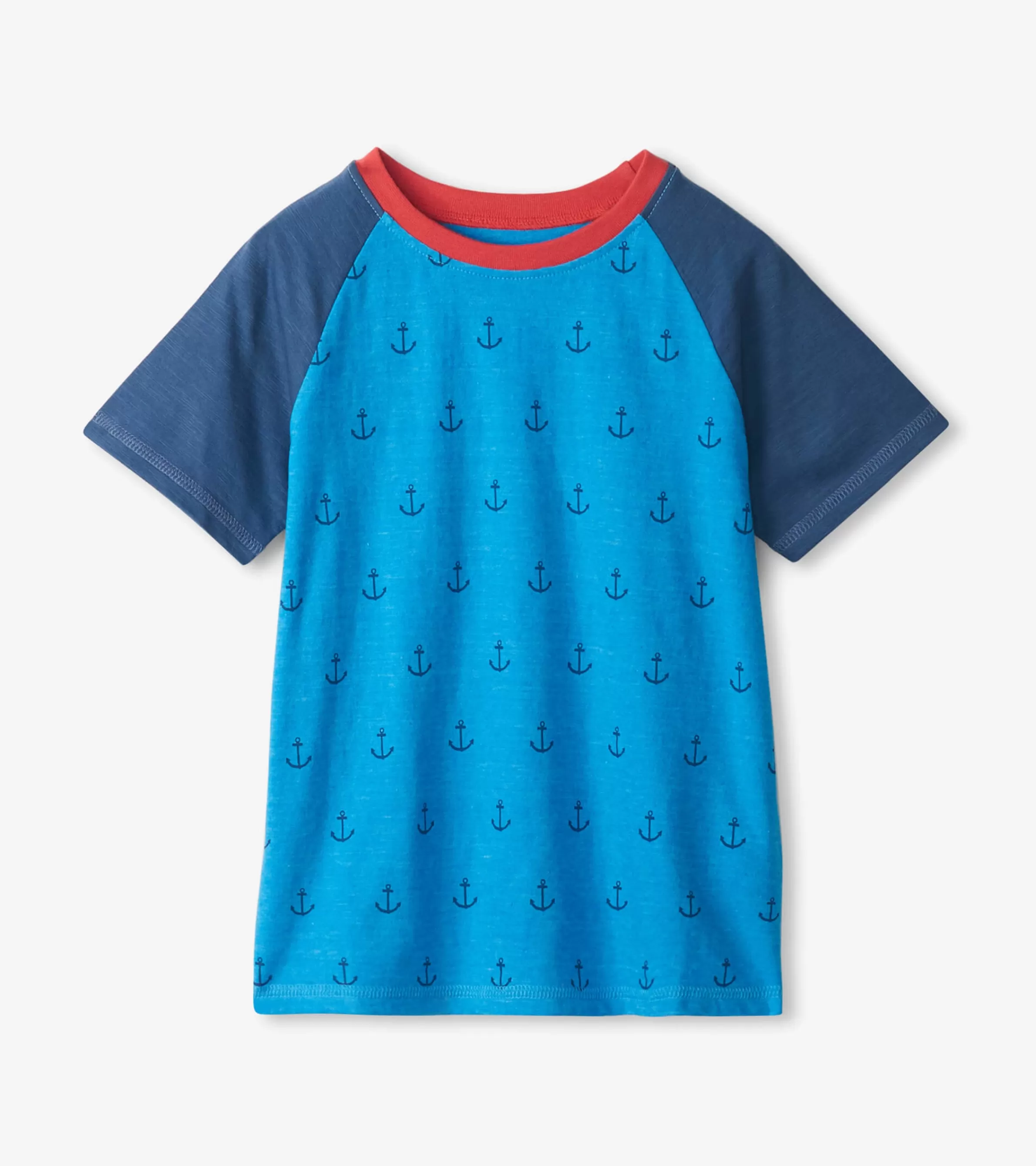 BOY Hatley Tops*Boys Mini Anchors Raglan T-Shirt