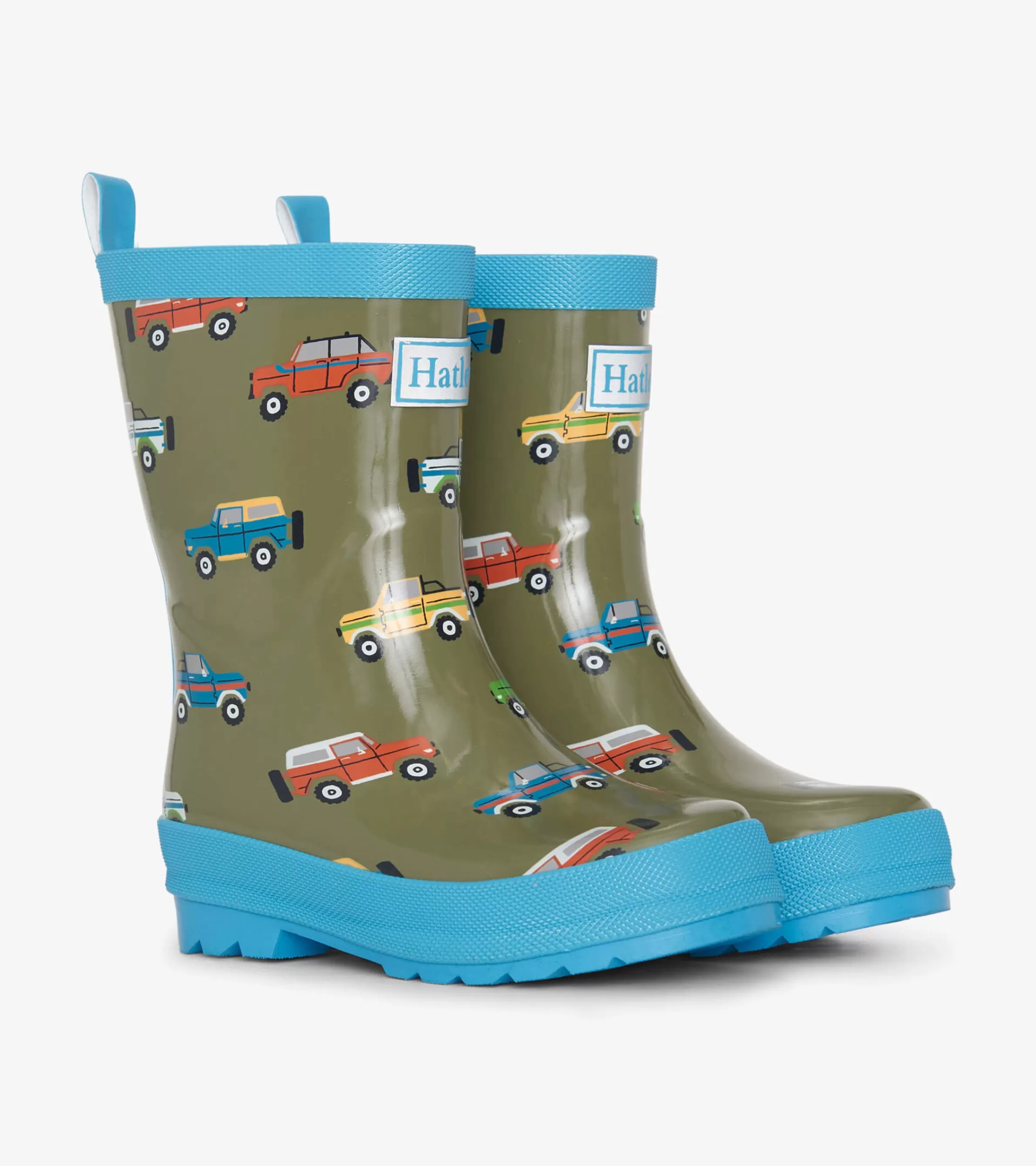 BOY Hatley Rainwear | Rainwear*Boys Off Roading Shiny Rain Boots