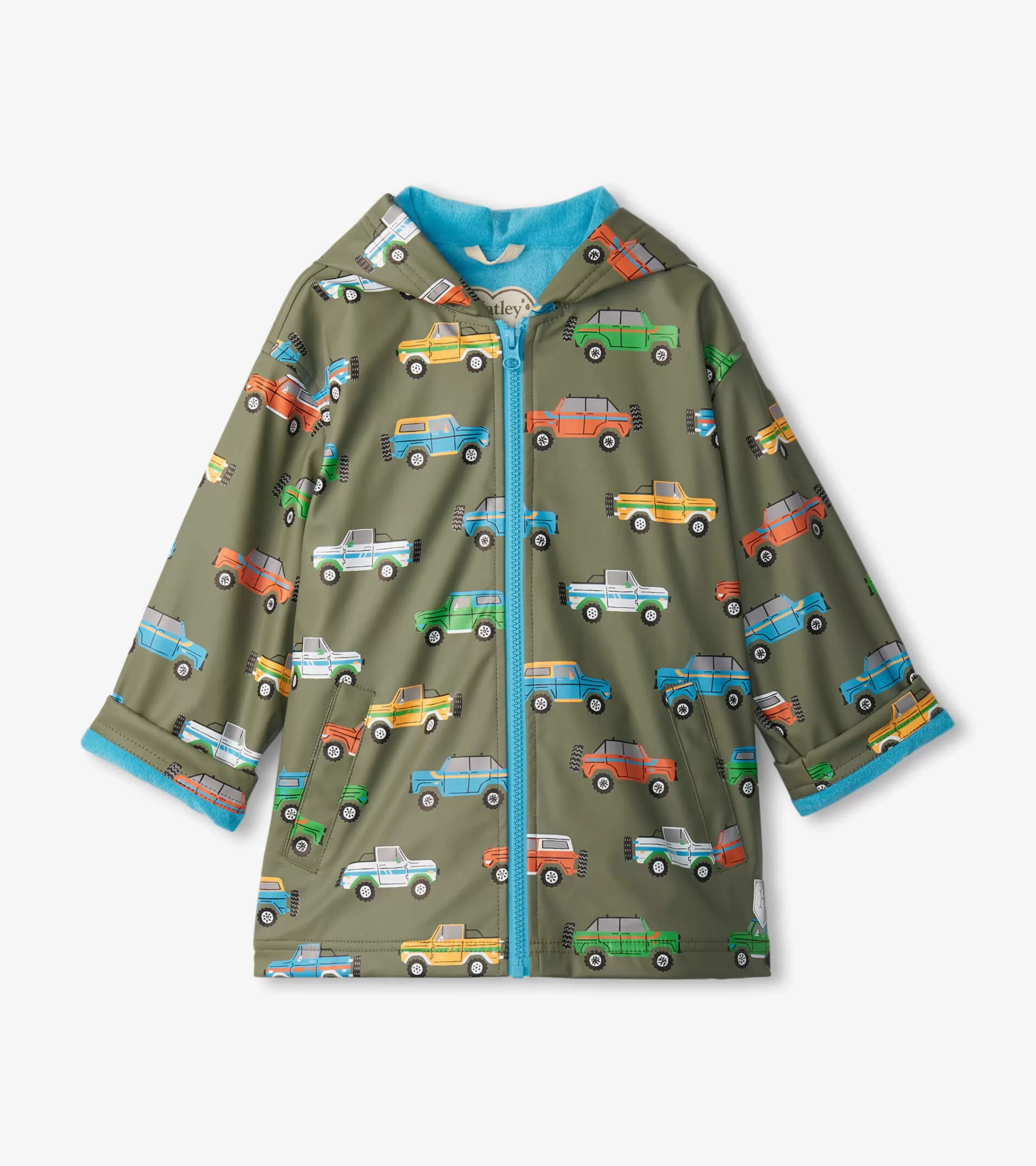 BOY Hatley Rainwear | Rainwear*Boys Off-Roading Zip-Up Rain Jacket