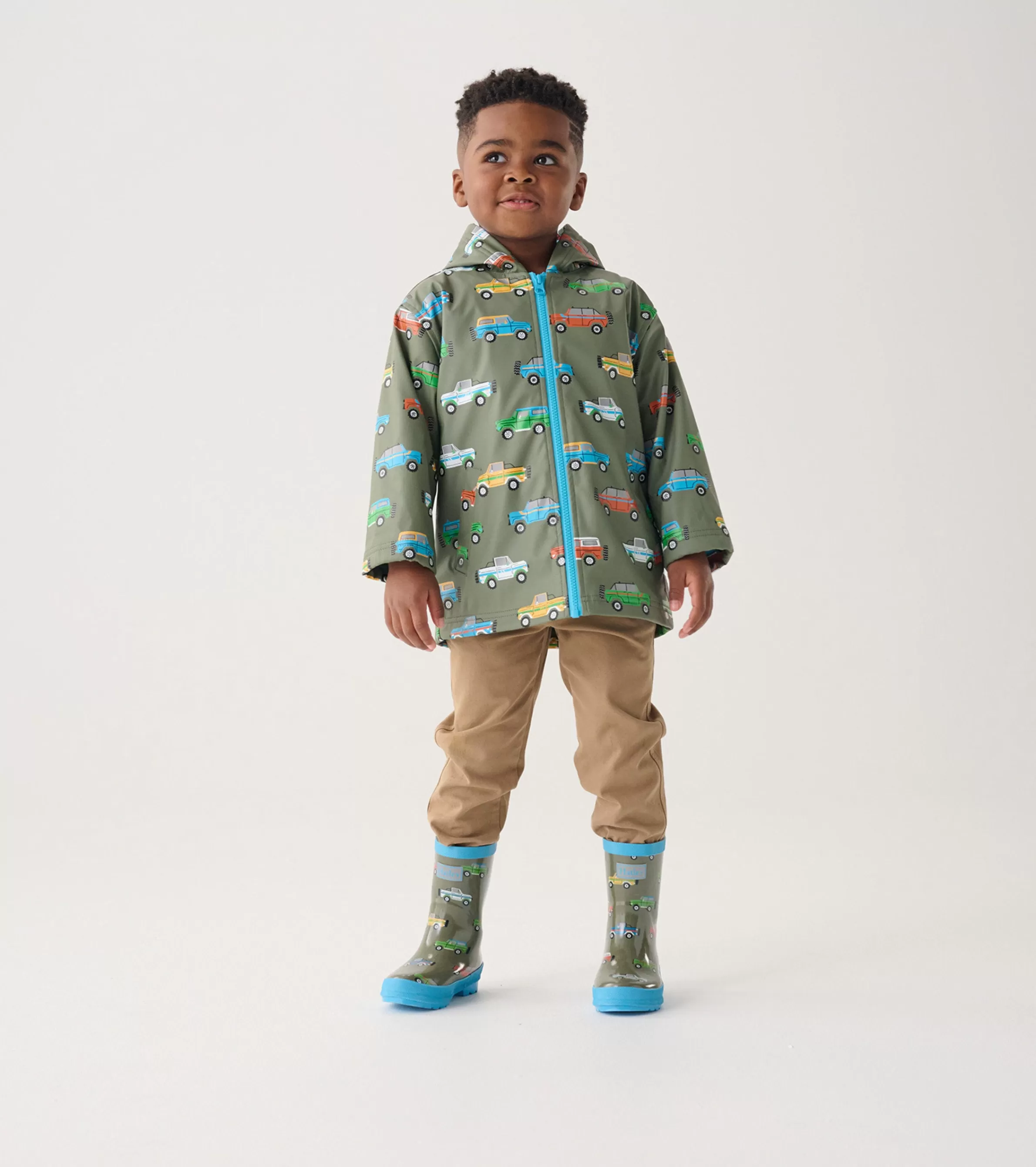 BOY Hatley Rainwear | Rainwear*Boys Off-Roading Zip-Up Rain Jacket