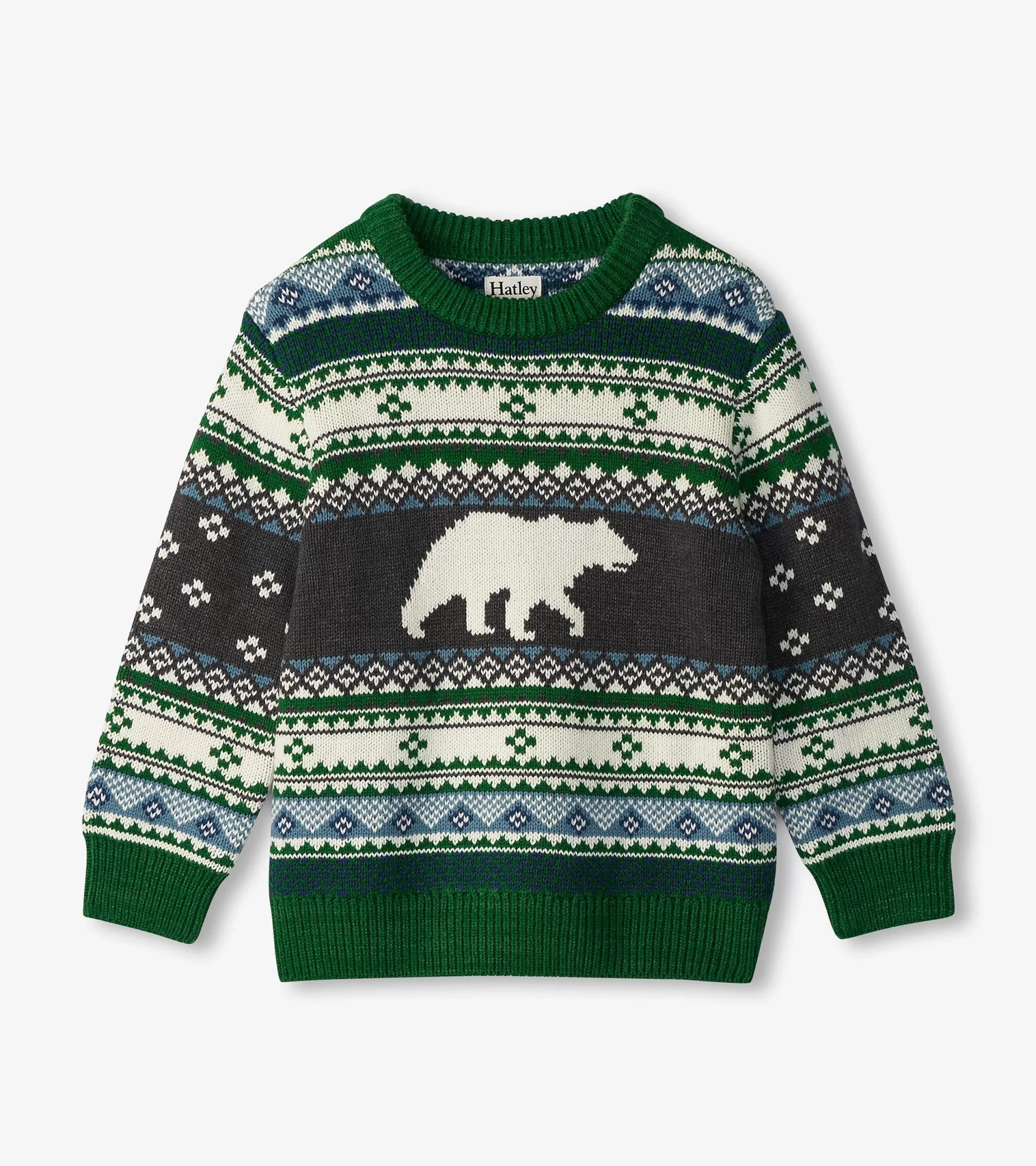 BOY Hatley Sweaters*Boys Polar Bear Crew Neck Sweater