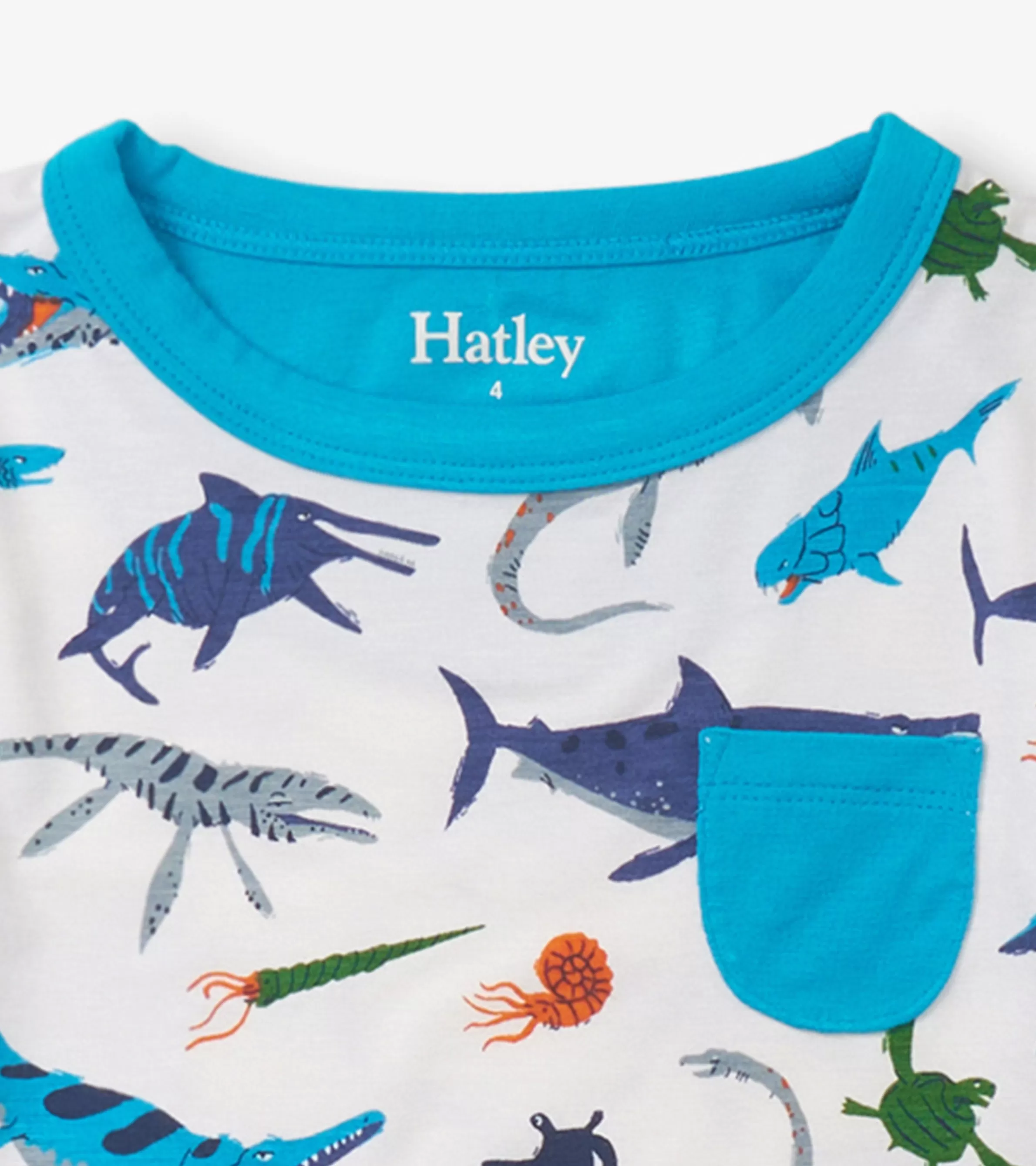 BOY Hatley Sleepwear | Sleepwear*Boys Prehistoric Marine Bamboo Pajama Set