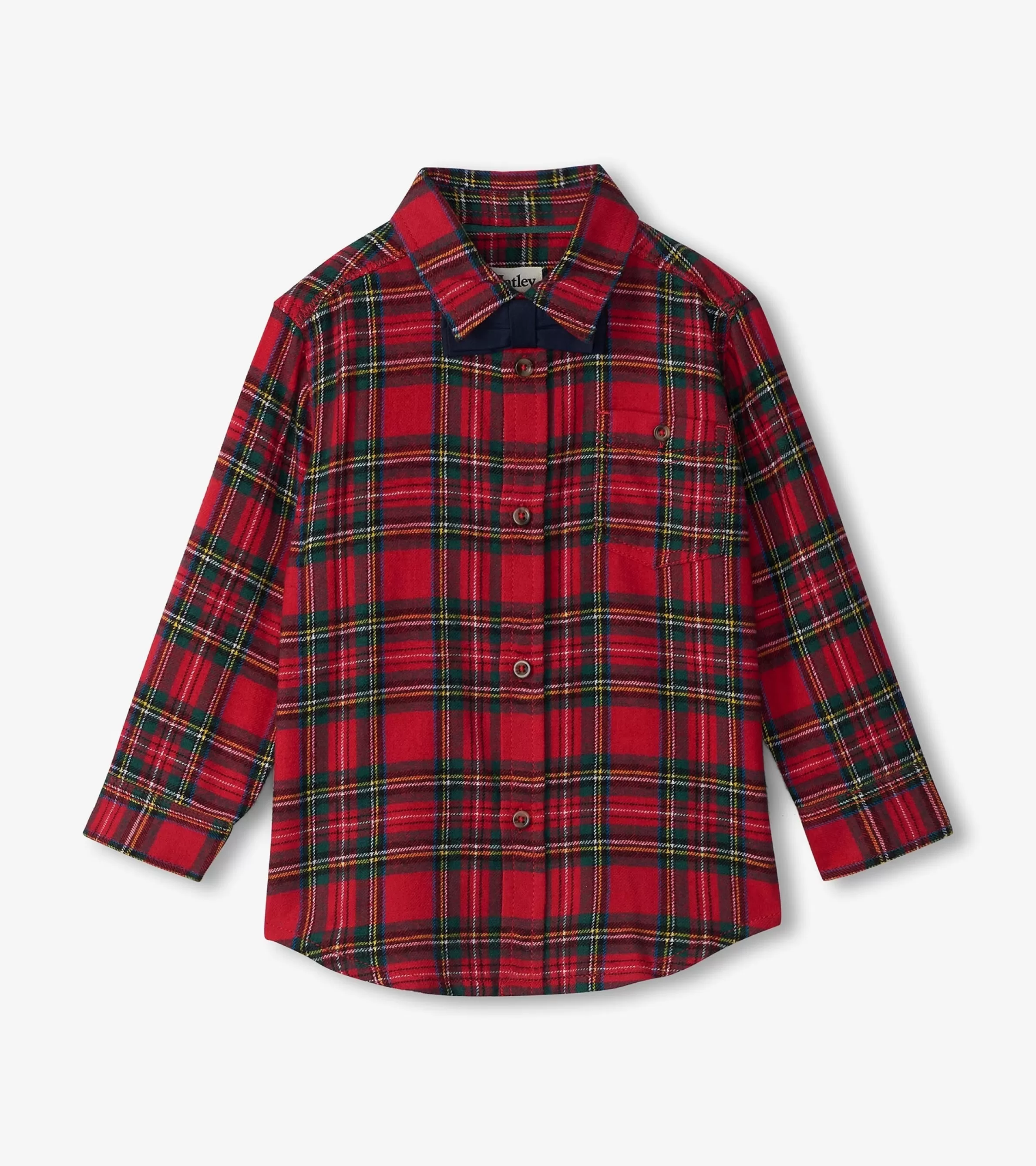 BOY Hatley Tops*Boys Red Plaid Button Down Shirt