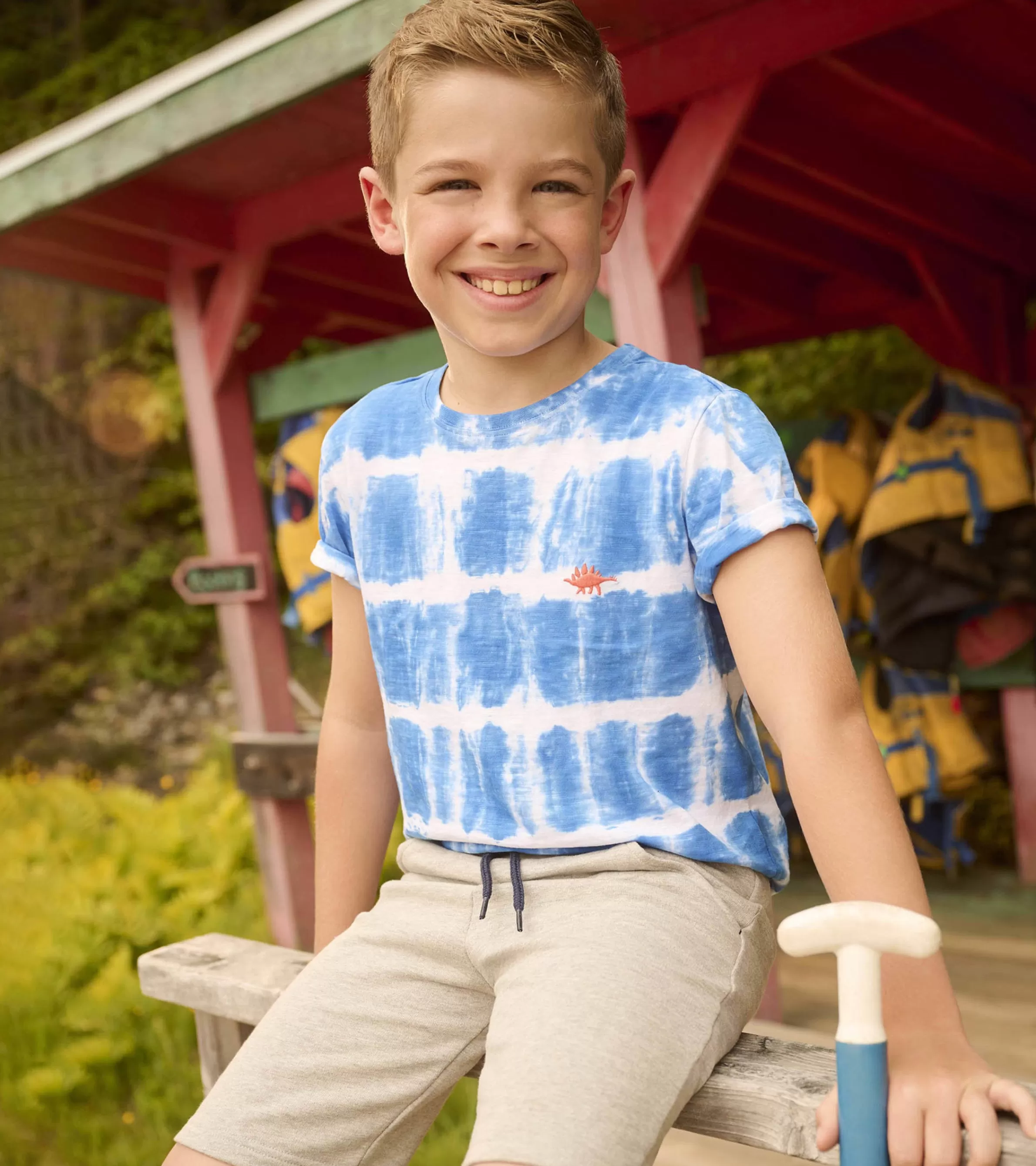 BOY Hatley Tops*Boys Reptile Tie Dye Tee