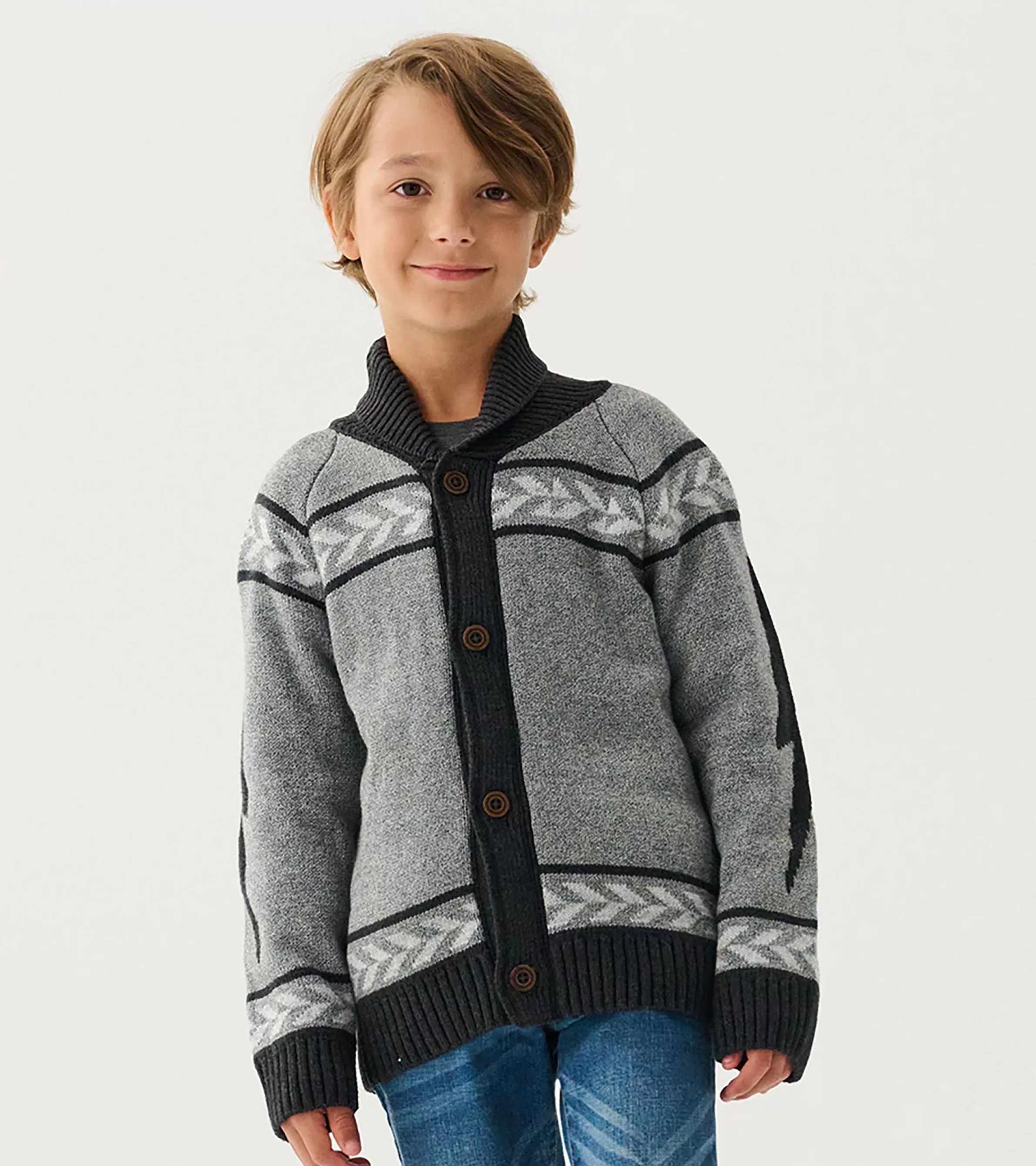 BOY Hatley Sweaters*Boys Rock & Roll Shawl Collar Cardigan