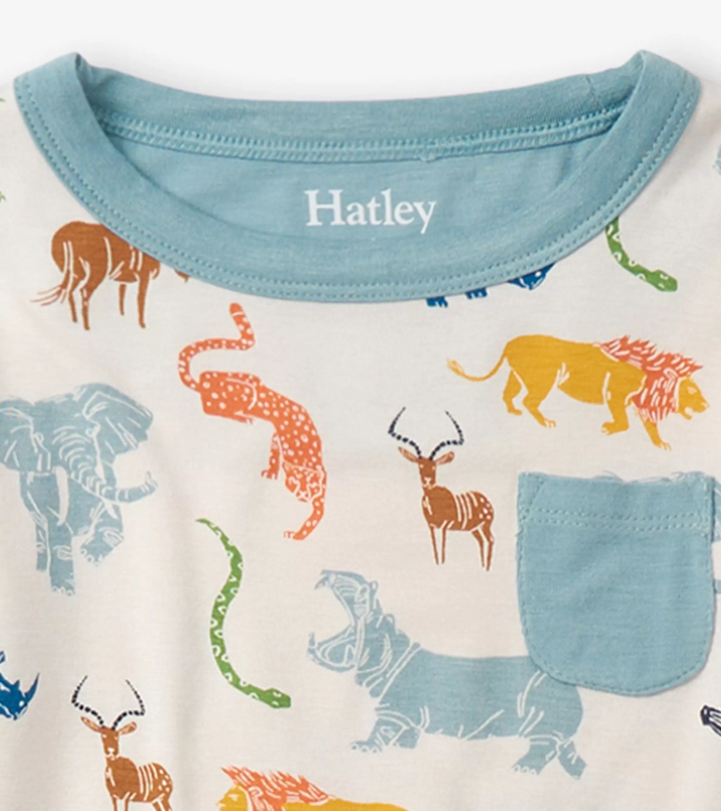 BOY Hatley Sleepwear | Sleepwear*Boys Scratchy Safari Bamboo Pajama Set