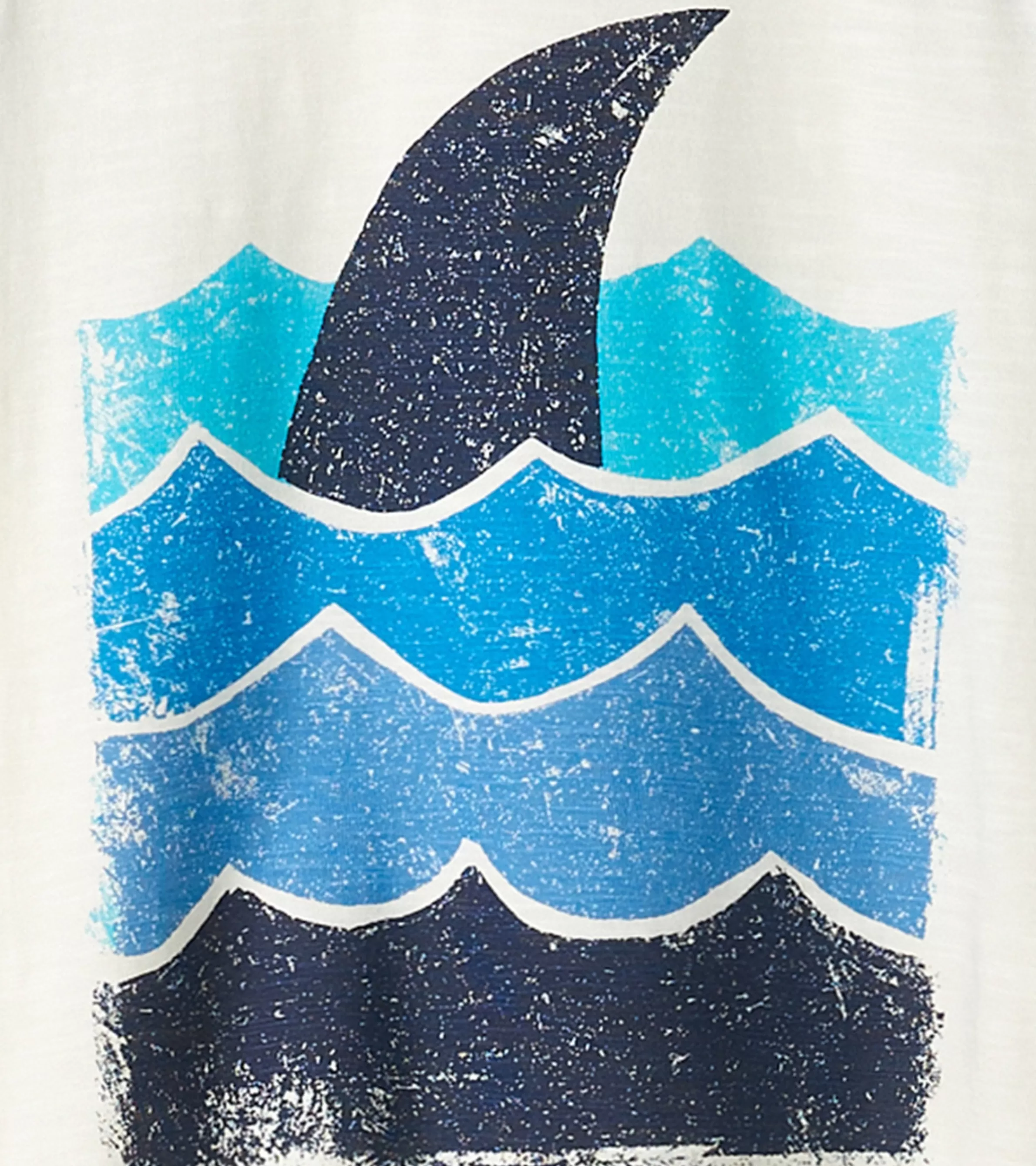 BOY Hatley Tops*Boys Shark Fin Waves Raglan T-Shirt