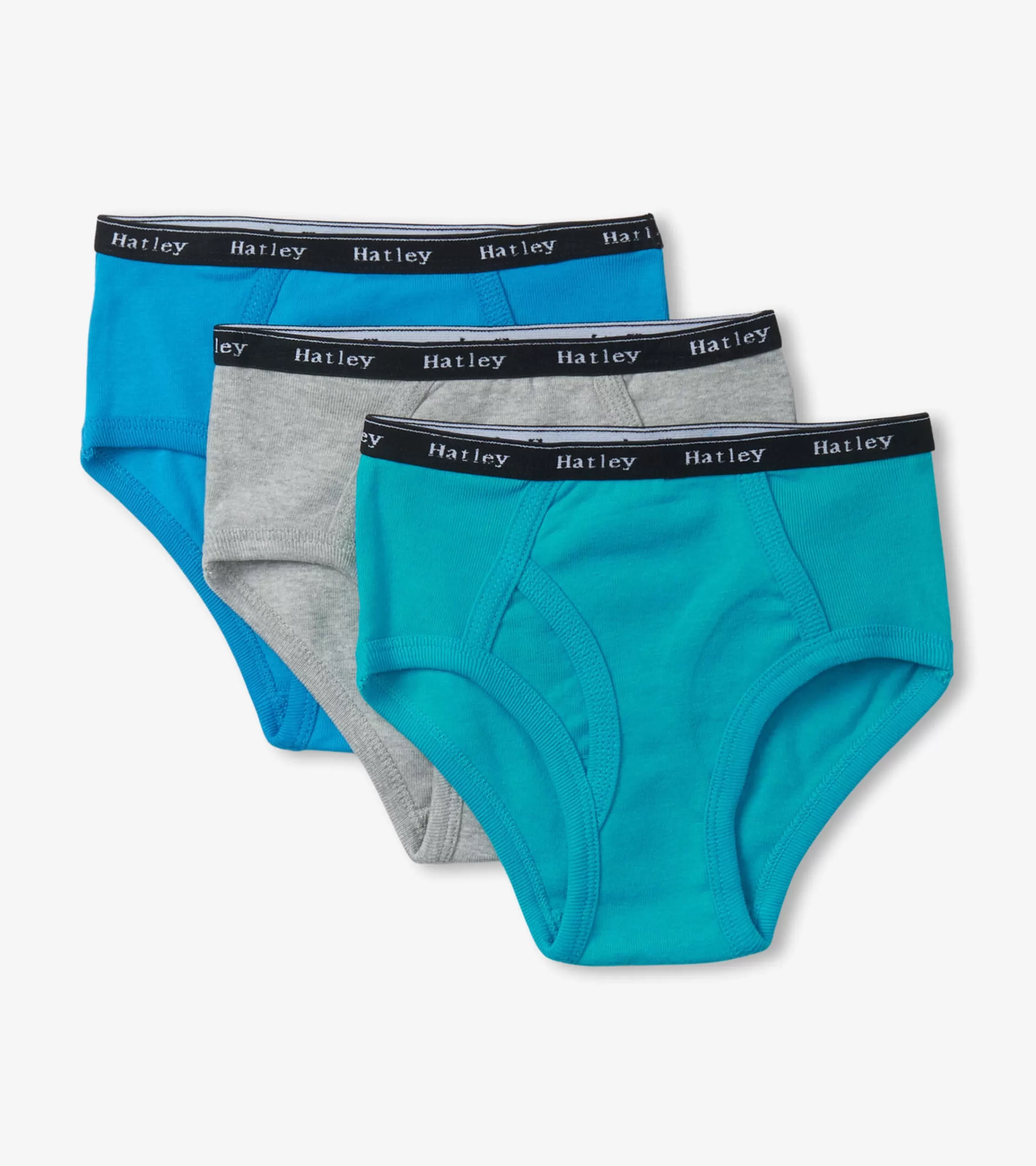 BOY Hatley Underwear | Accessories*Boys Solid 3 Pack Classic Briefs