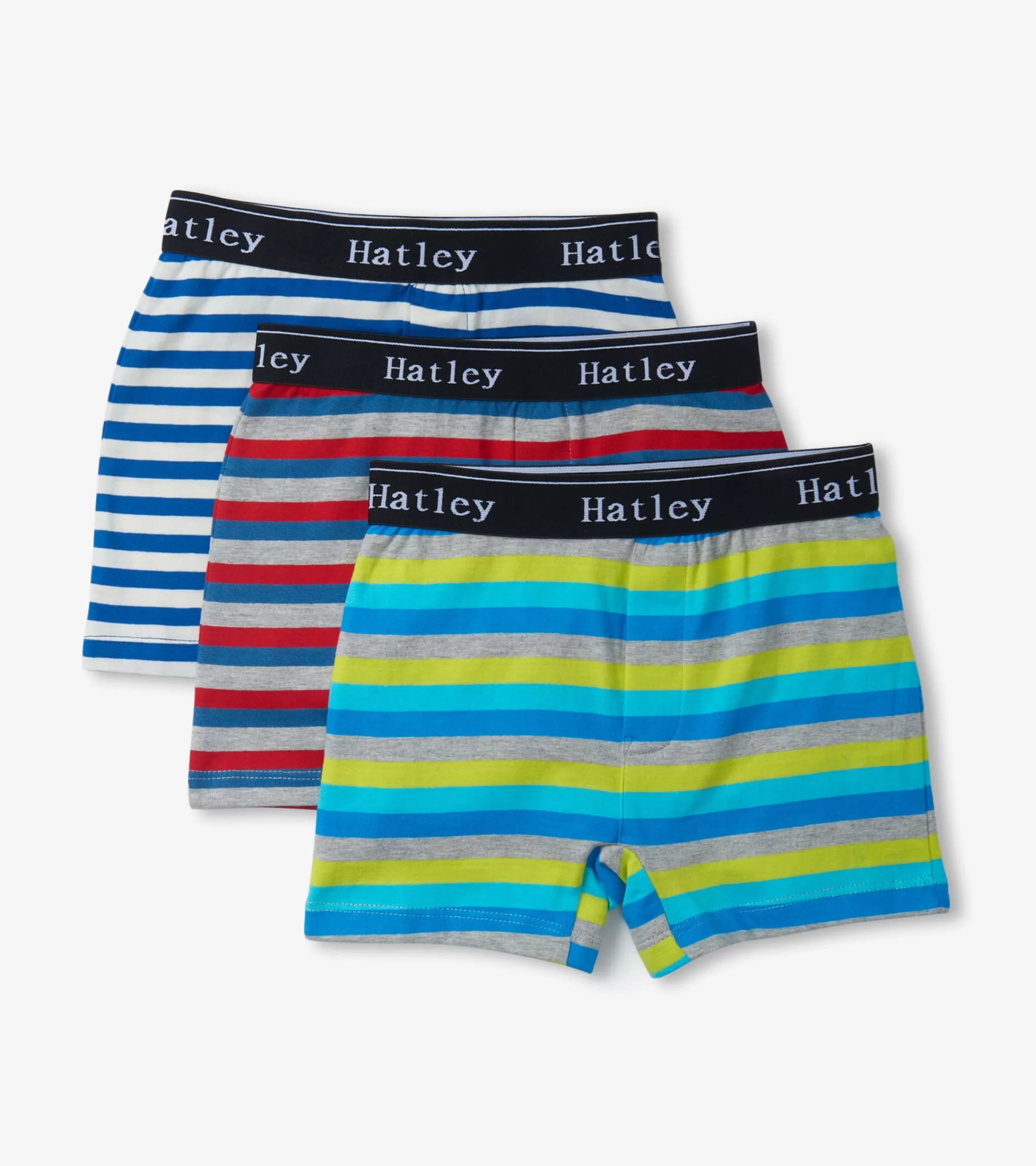 BOY Hatley Underwear | Accessories*Boys Stripes 3 Pack Boxer Briefs