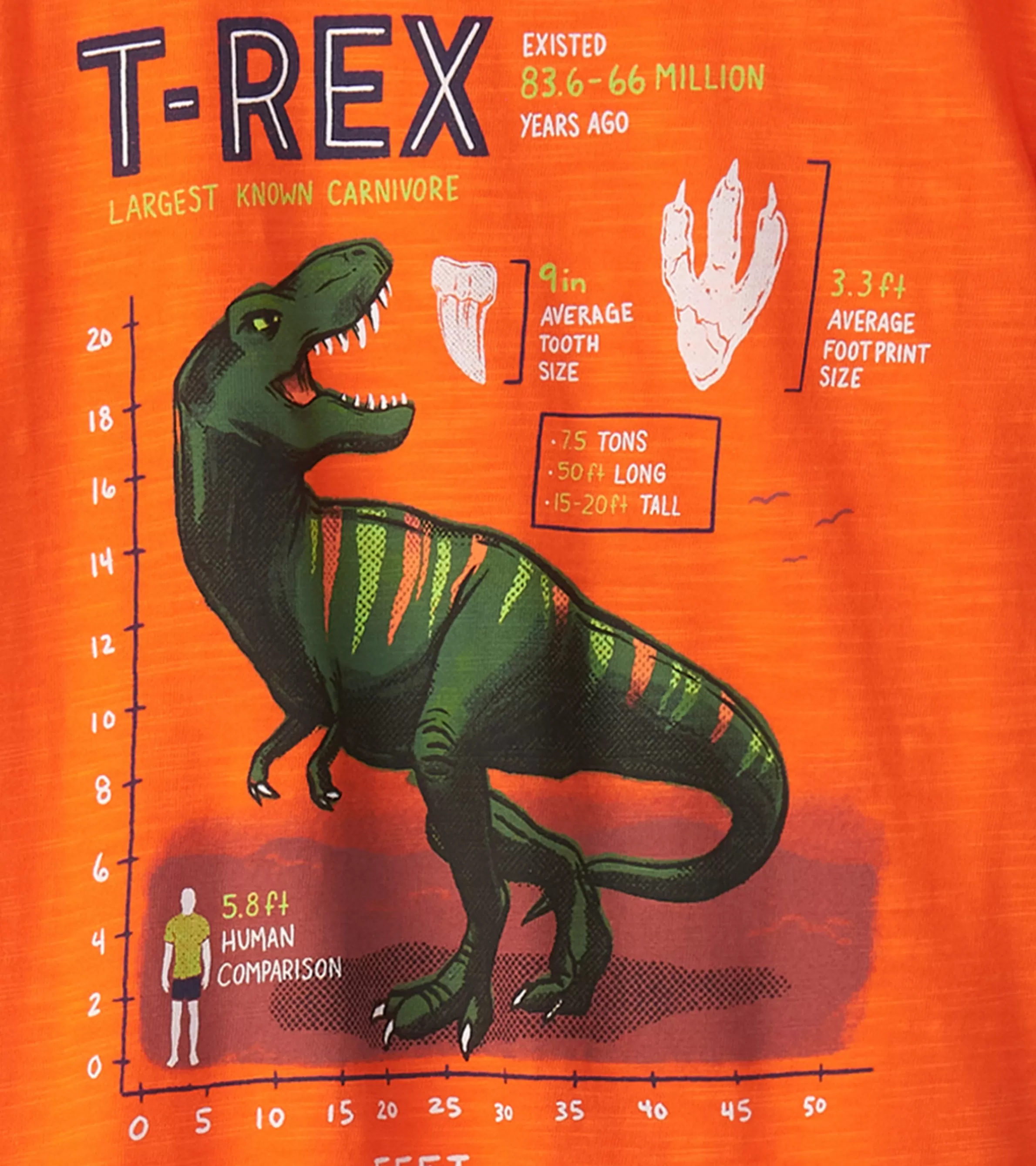 BOY Hatley Tops*Boys T-Rex Graphic Tee