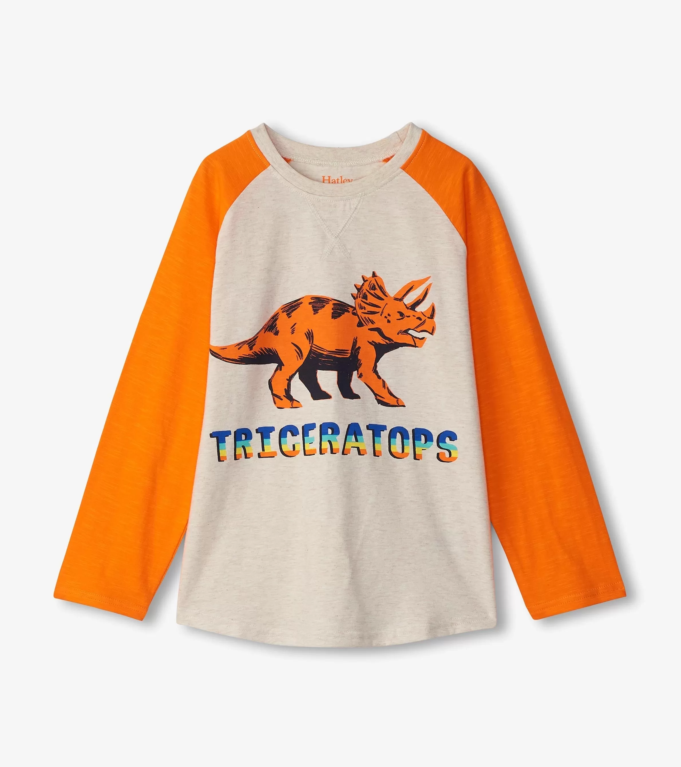 BOY Hatley Tops*Boys Triceratops Long Sleeve T-Shirt