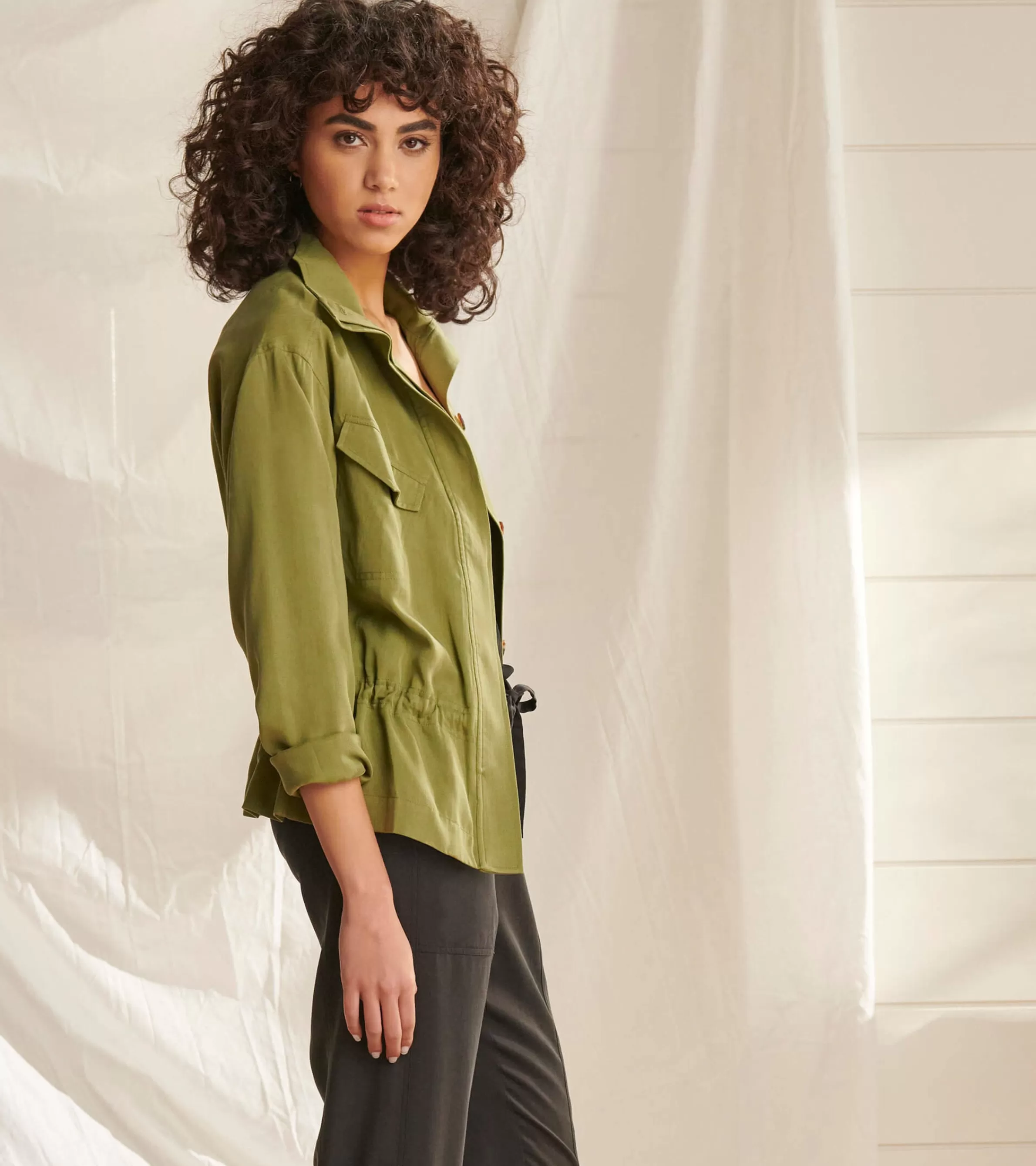 Women Hatley Sweaters | Outerwear*Camden Jacket - Lodan Green