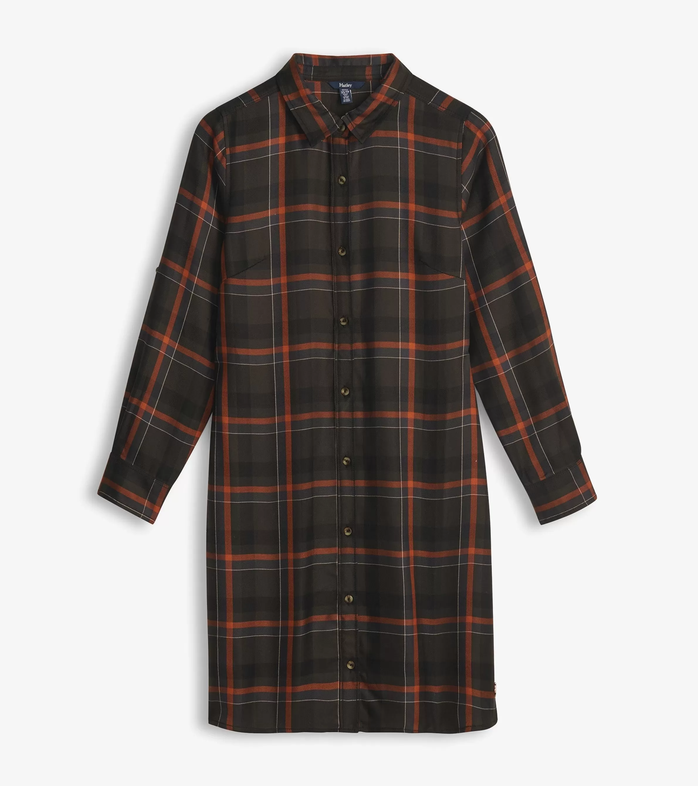 Women Hatley Dresses*Cara Shirt Dress - Autumn Plaid