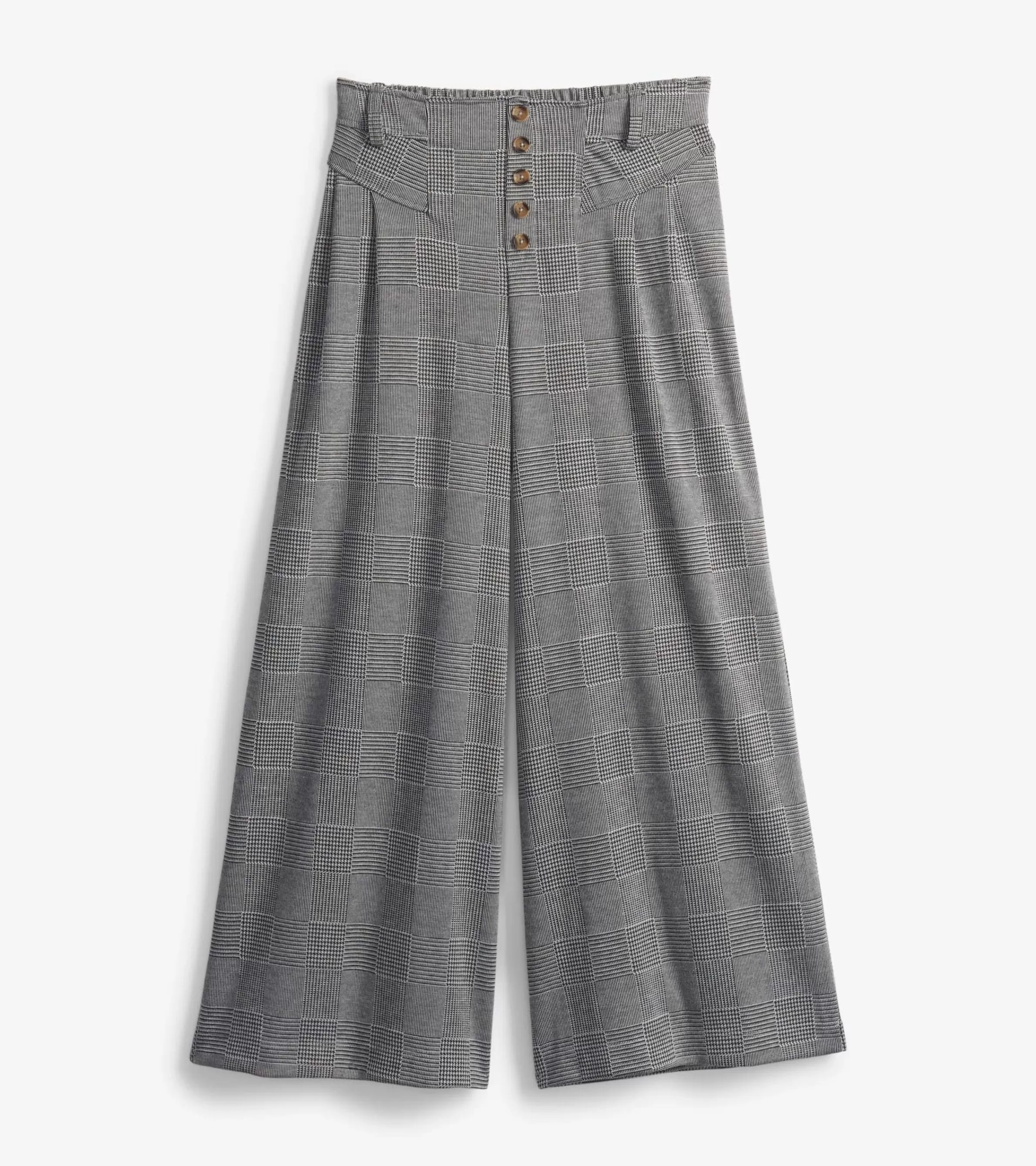 Women Hatley Bottoms*Charlie Wide Leg Pants - Houndstooth