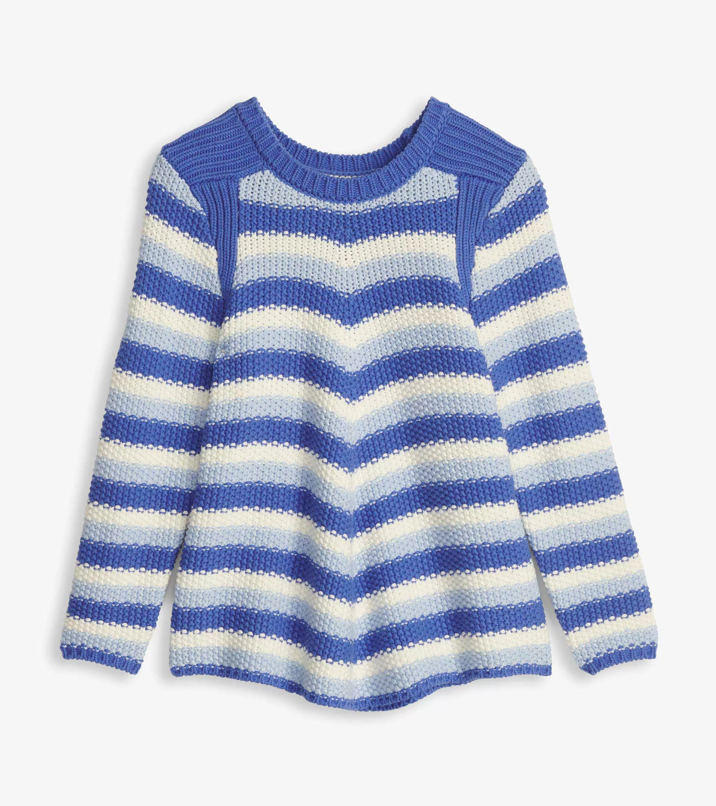 Women Hatley Sweaters*Chevron Swing Sweater - Navy Blue