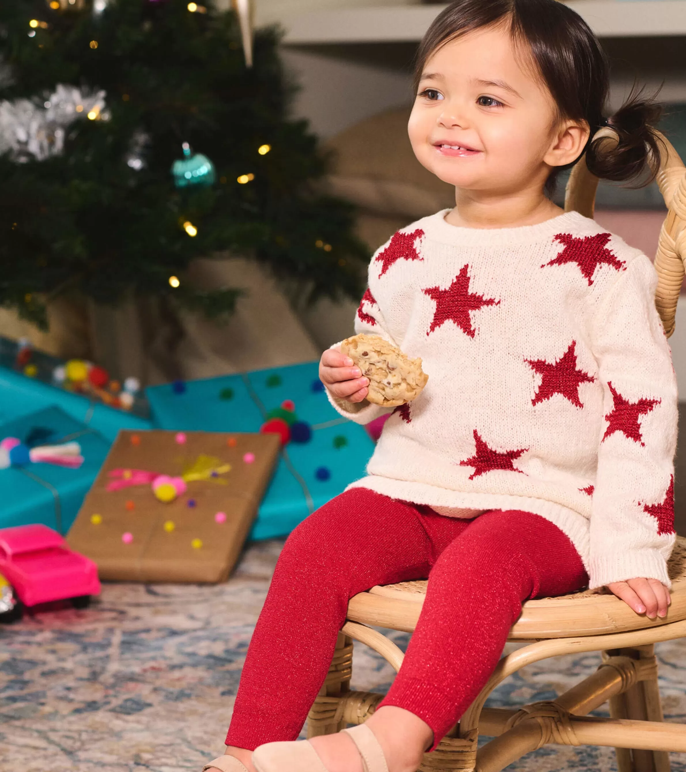 Hatley Dresses | Sweaters*Christmas Stars Sweater Dress