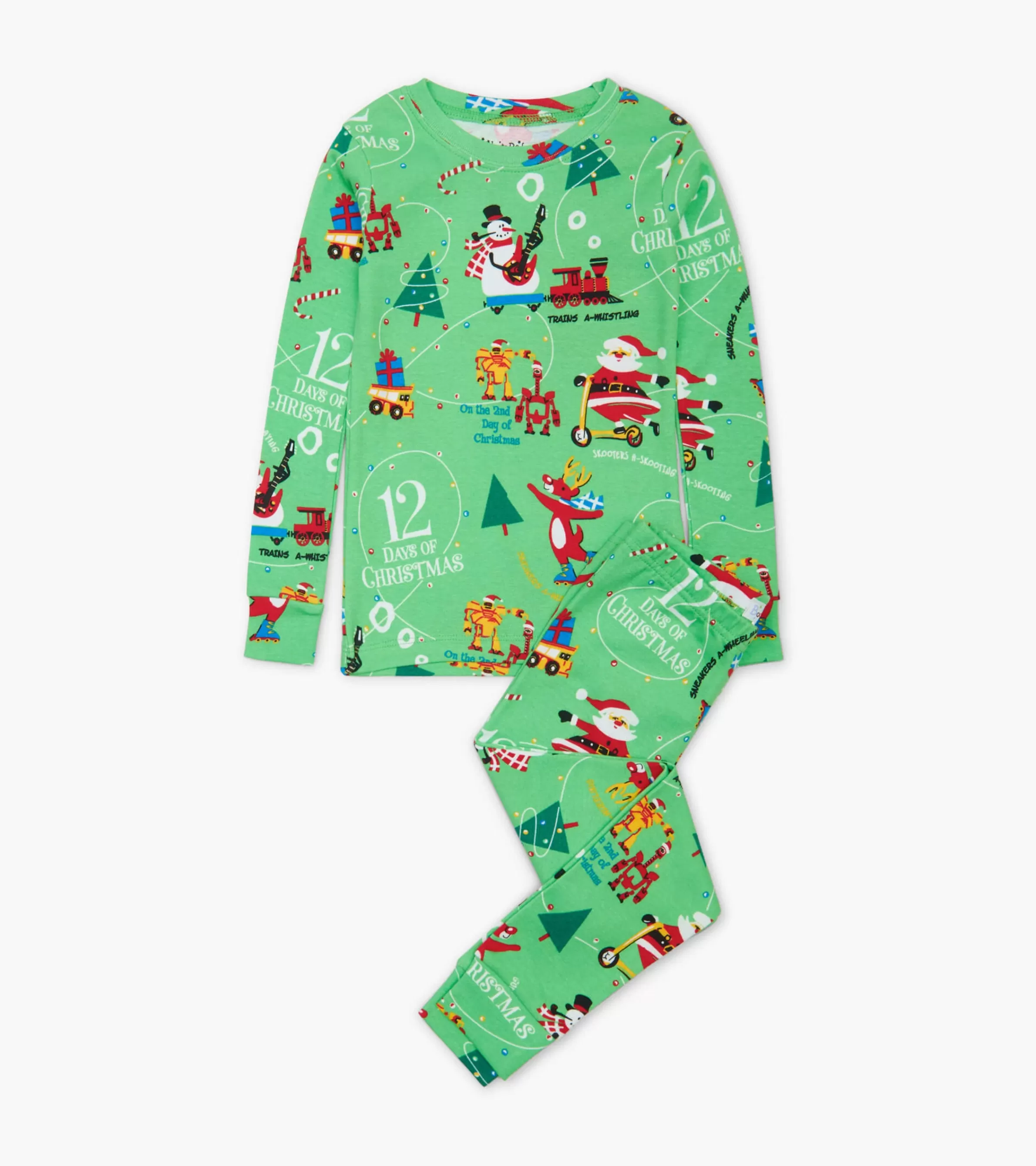 BOY Hatley Sleepwear | Sleepwear*12 Days of Christmas Green Pajama Set