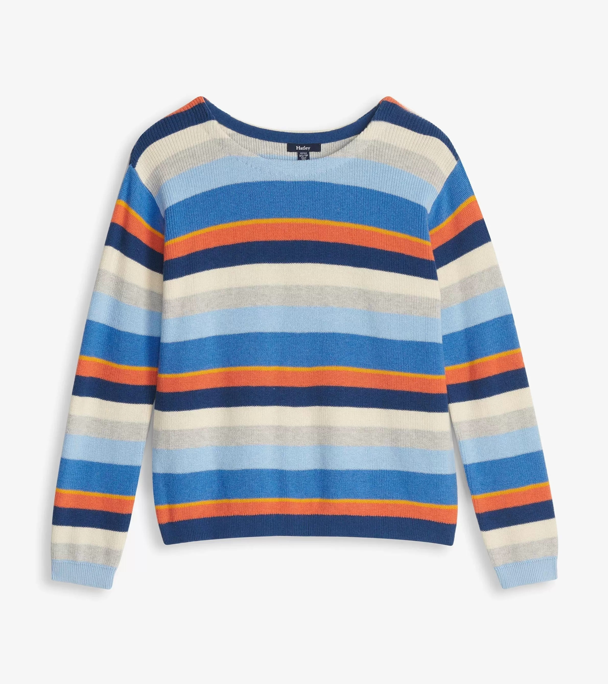 Women Hatley Sweaters*Devon Sweater - Mixed Stripes