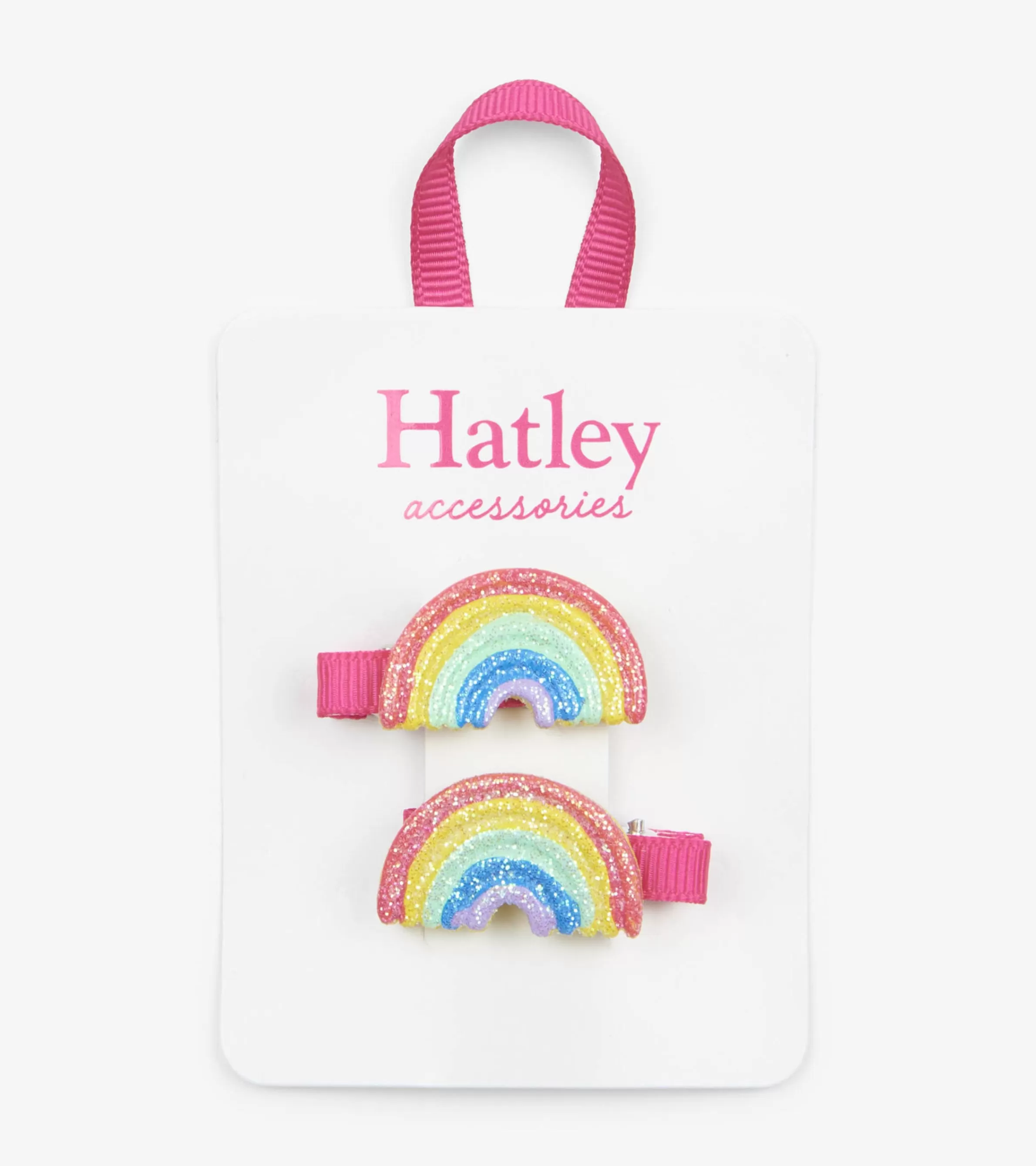 Hatley Accessories*Double Rainbow Hair Clips