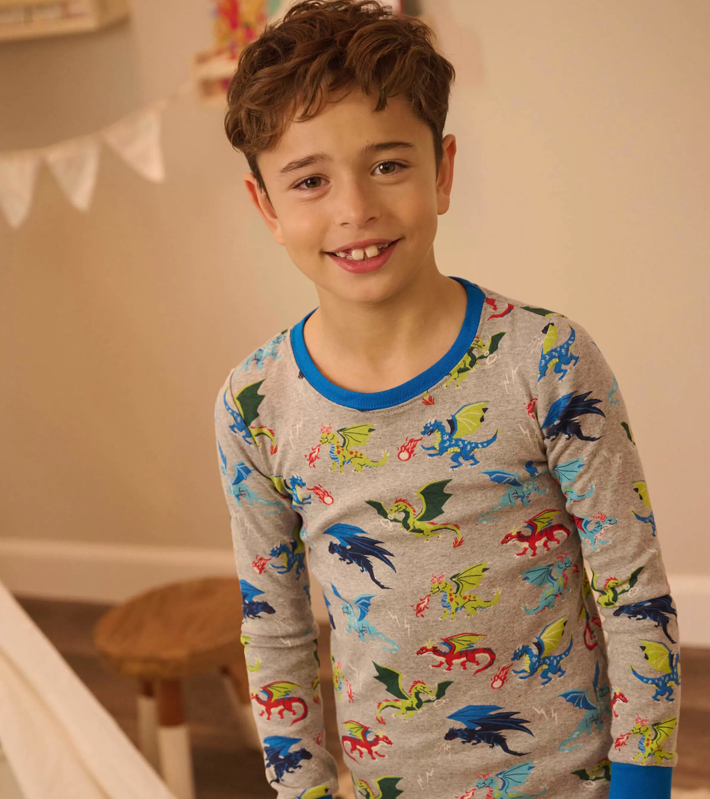 BOY Hatley Sleepwear | Sleepwear*Dragon Realm Kids Organic Cotton Pajama Set