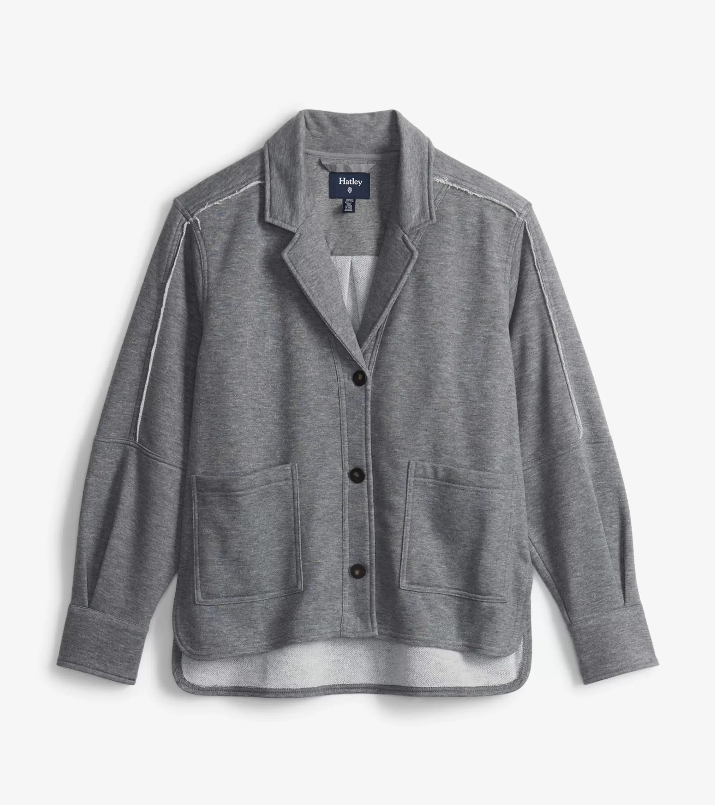 Women Hatley Sweaters | Outerwear*Emily Relaxed Blazer - Charcoal Melange