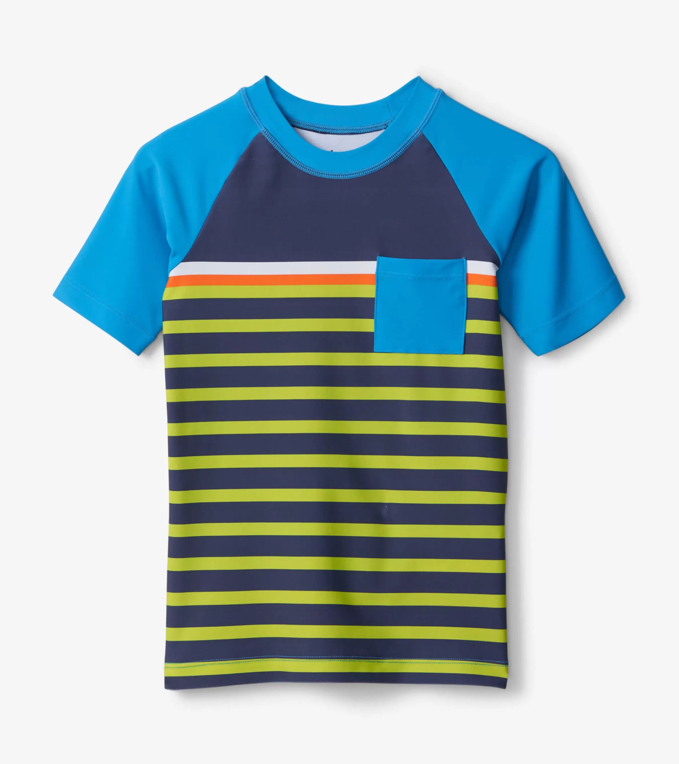 BOY Hatley Swimwear | Swimwear*Fish Stripes Short Sleeve Rashguard