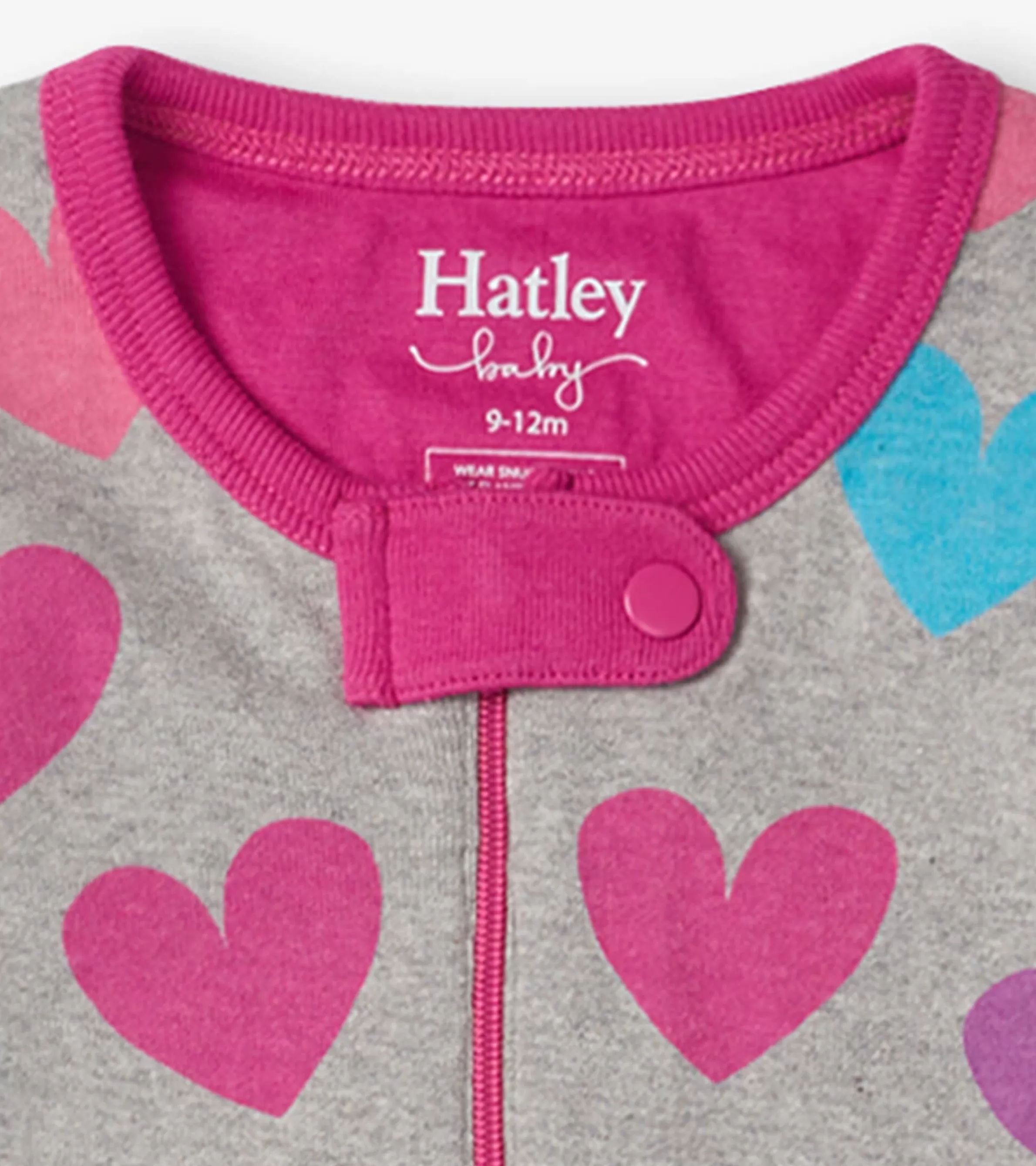 Hatley Sleepwear | Sleepwear*Fun Hearts Baby Footed Sleeper