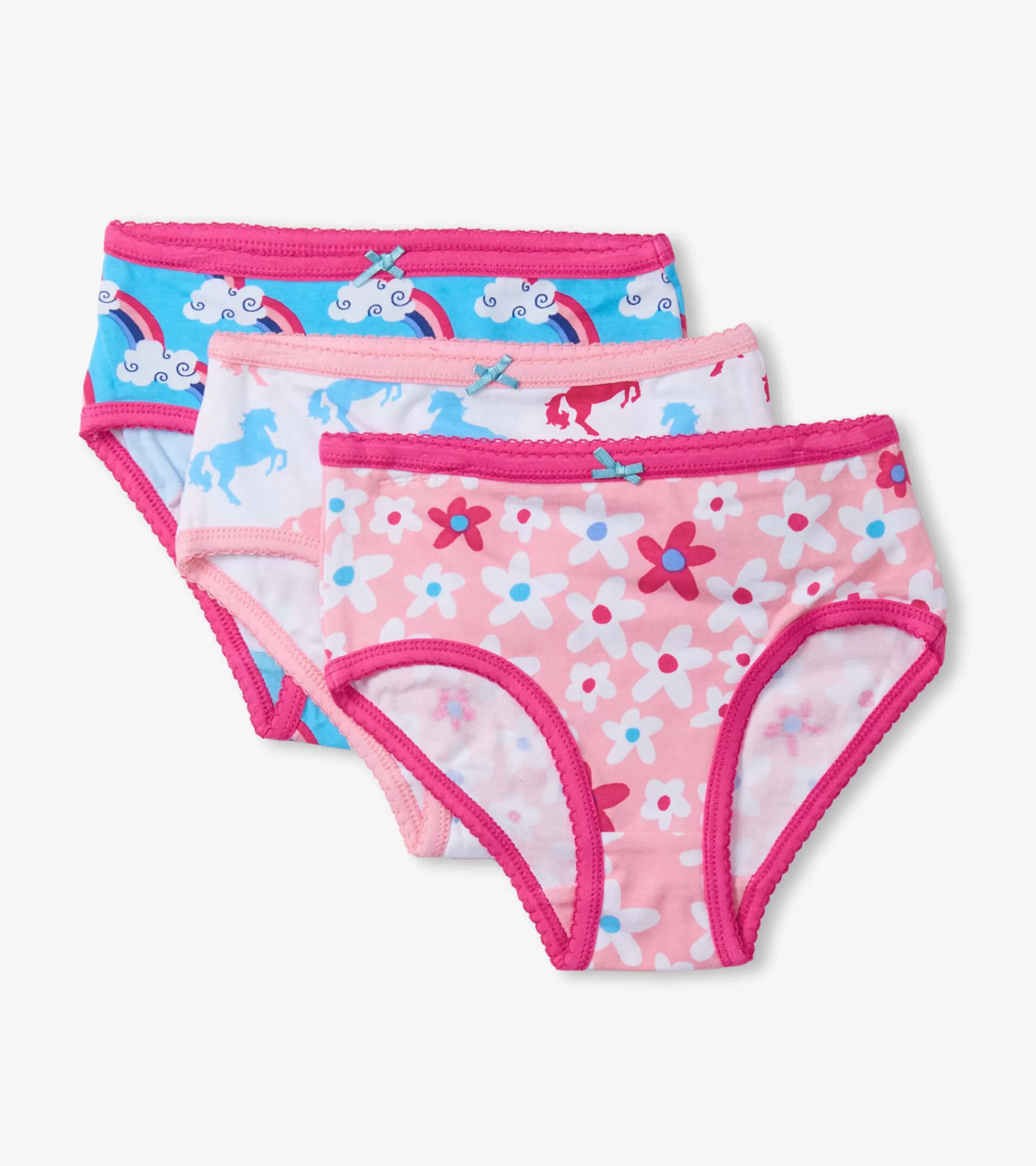 Hatley Underwear | Accessories*Fun Prints Girls Brief Underwear 3 Pack