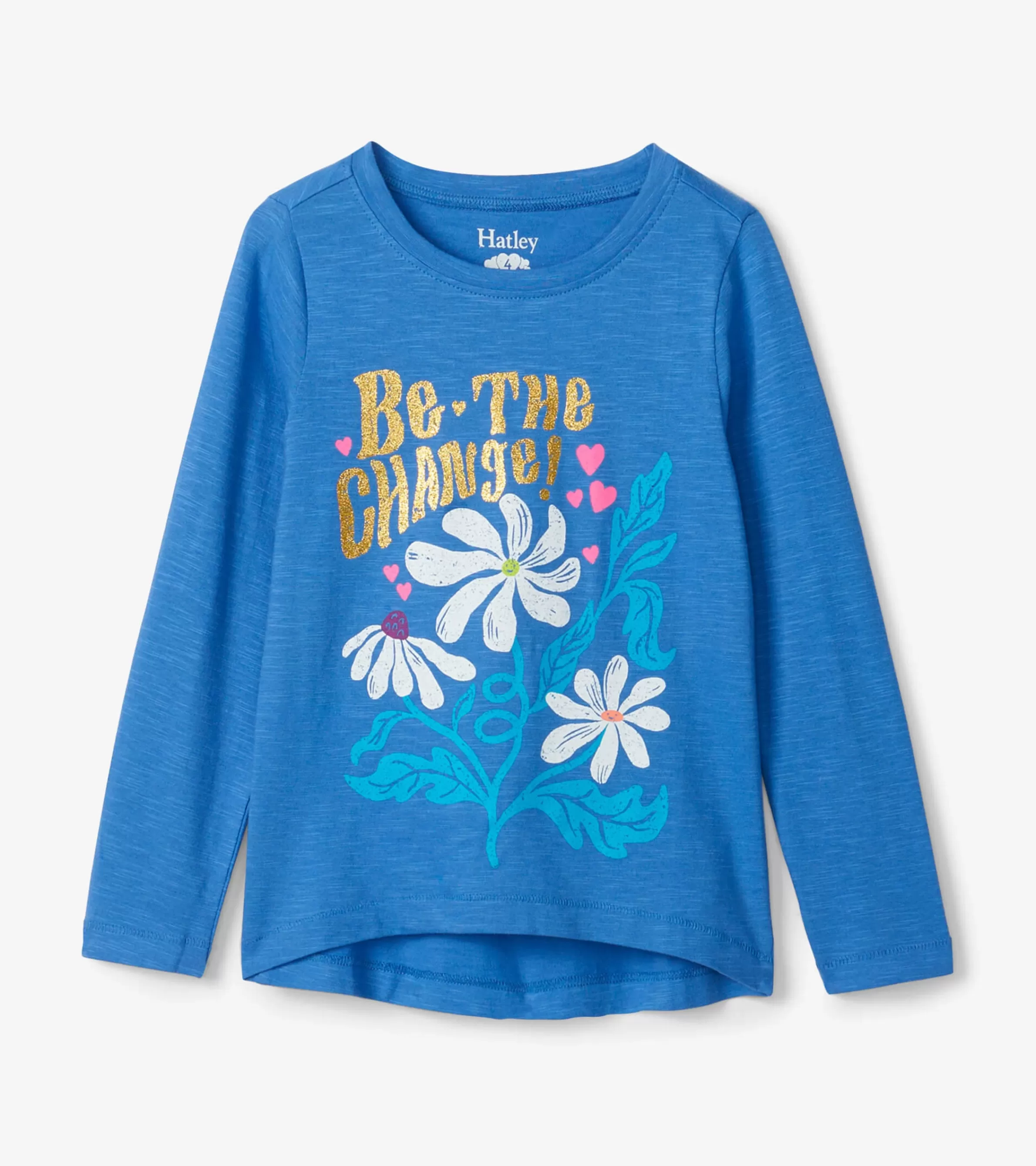 Hatley Tops*Girls Be The Change Long Sleeve T-Shirt