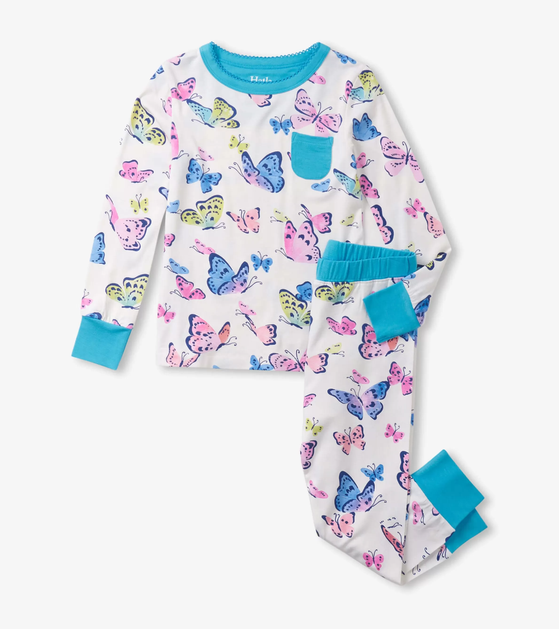 Hatley Sleepwear | Sleepwear*Girls Big Butterflies Bamboo Pajama Set