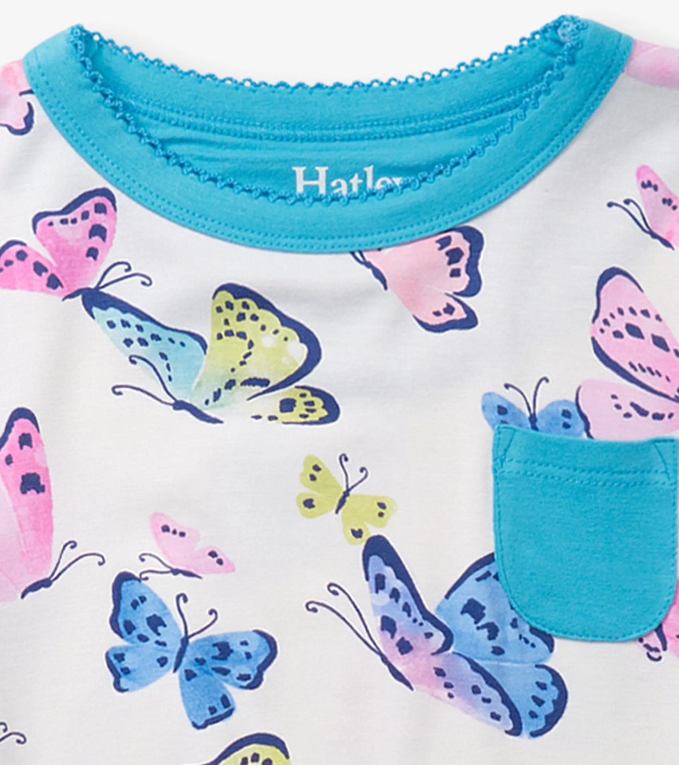 Hatley Sleepwear | Sleepwear*Girls Big Butterflies Bamboo Short Pajama Set