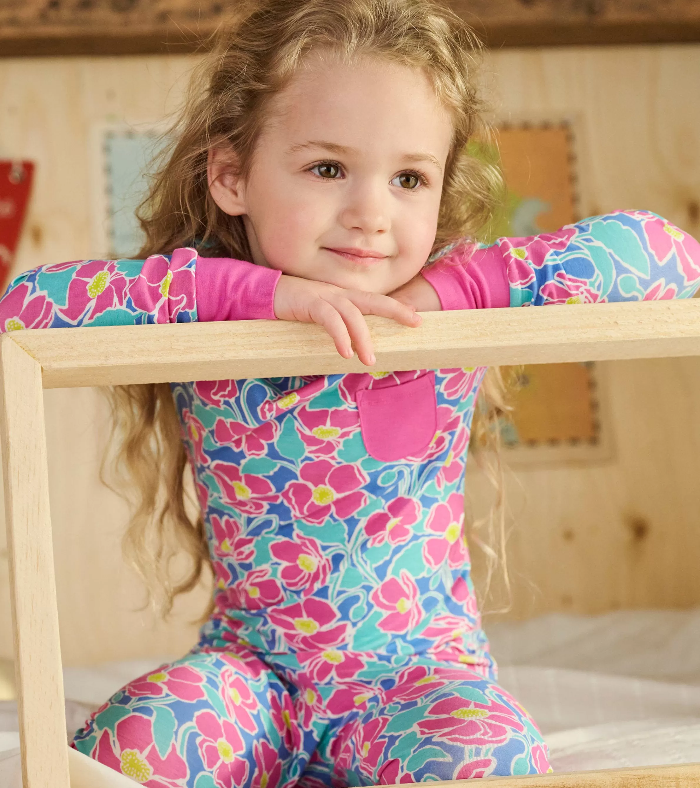 Hatley Sleepwear | Sleepwear*Girls Big Poppies Bamboo Pajama Set