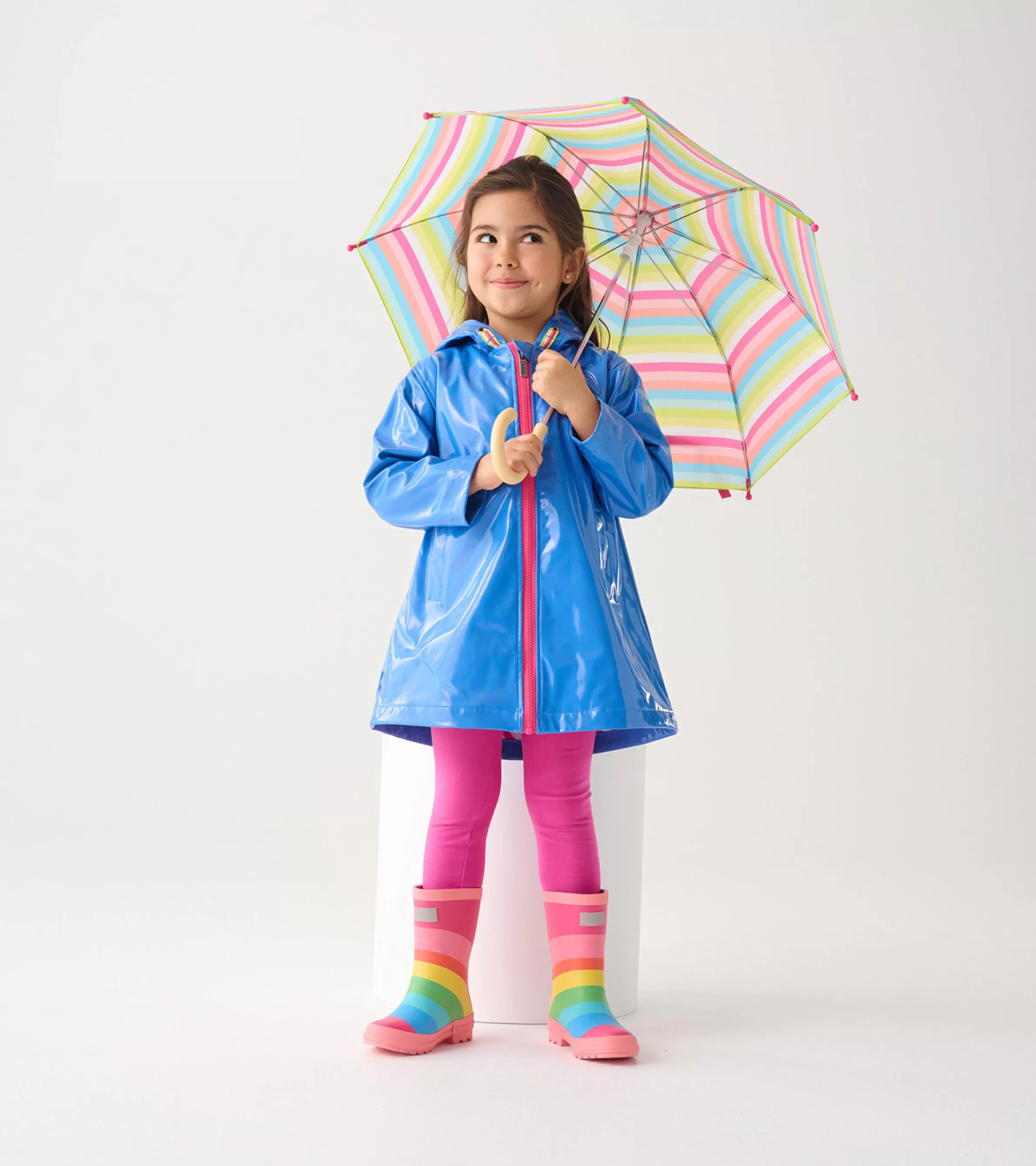 Hatley Rainwear | Rainwear*Girls Blue Glitter Swing Jacket